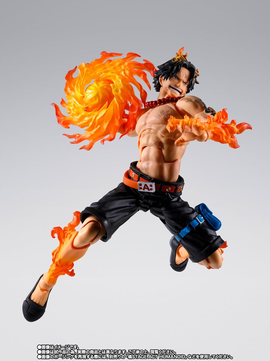 One Piece S.H.Figuarts Portgas D. Ace (Marineford) Exclusive Action Figure Gallery Image 6
