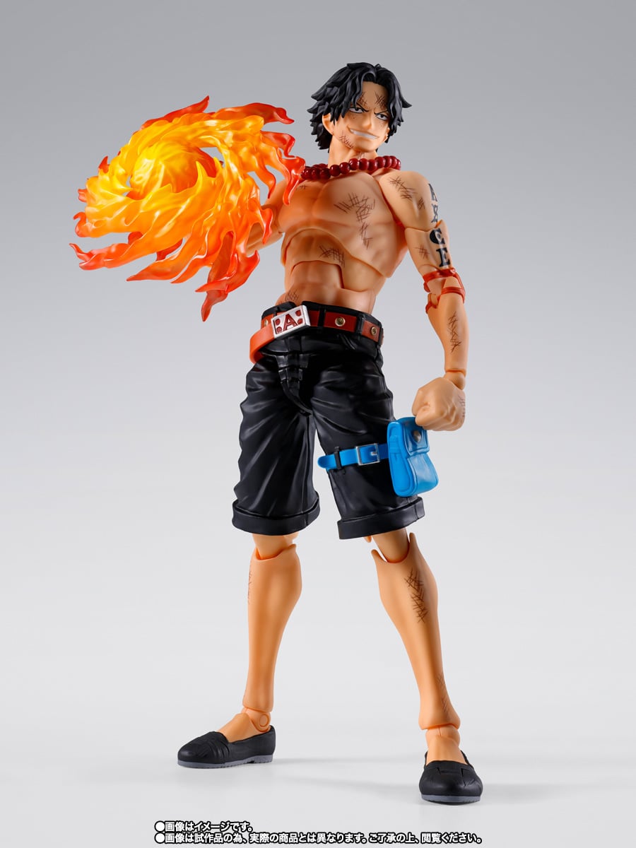 One Piece S.H.Figuarts Portgas D. Ace (Marineford) Exclusive Action Figure Gallery Image 4