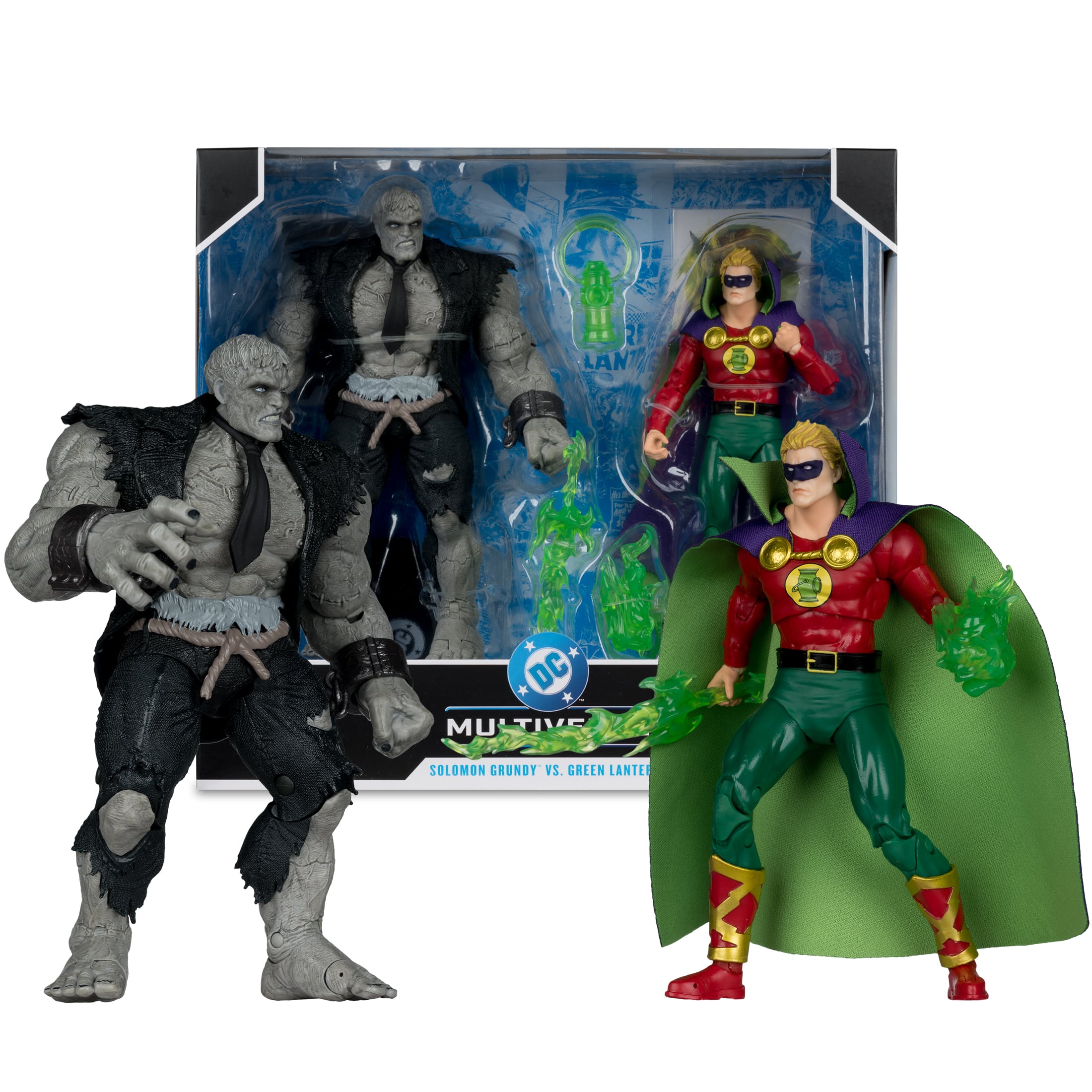 JSA DC Multiverse Solomon Grundy vs. Green Lantern Action Figure Two-Pack Gallery Image 18