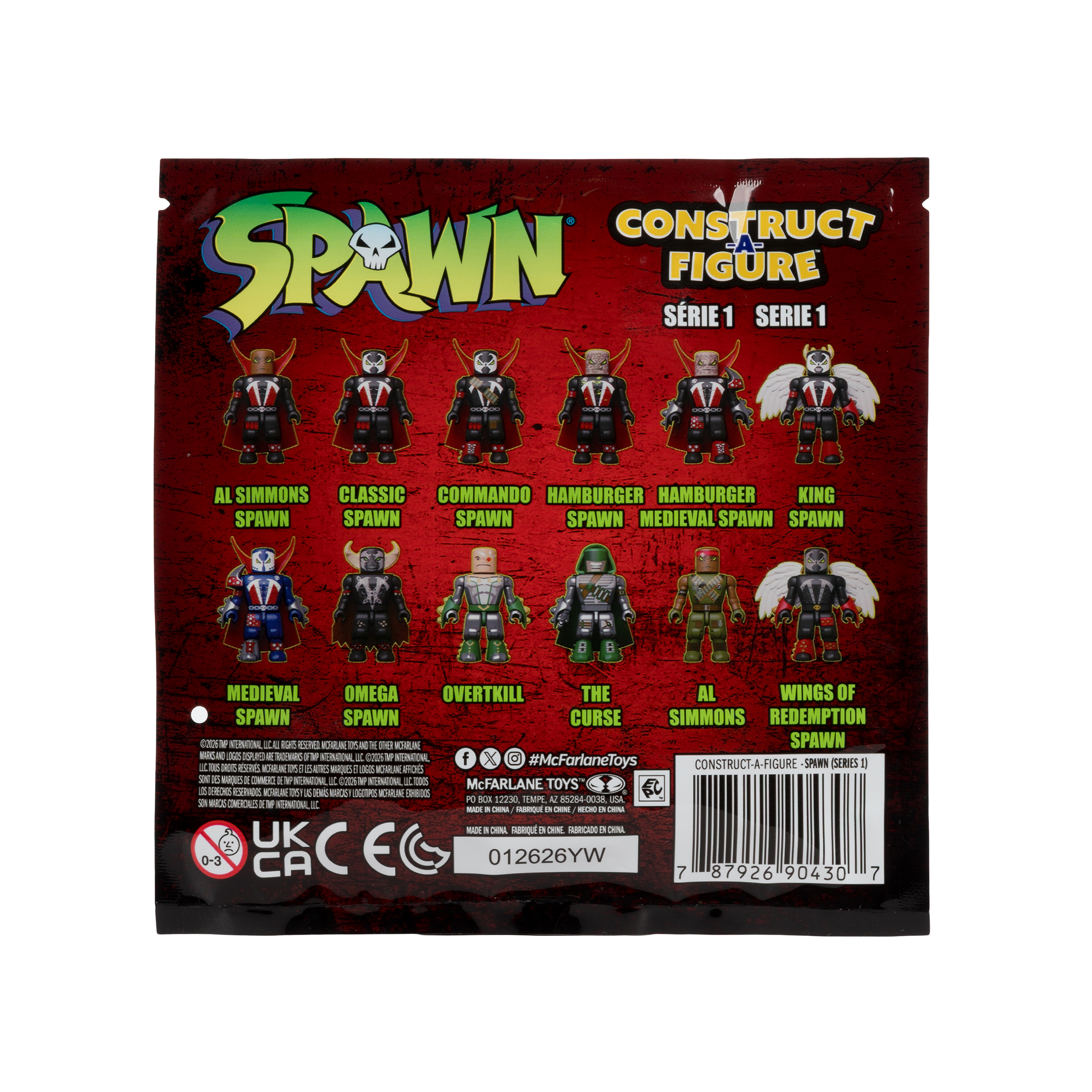Spawn Construct-a-Figure Series 1 Box of 36 Random Mini Figures Gallery Image 9