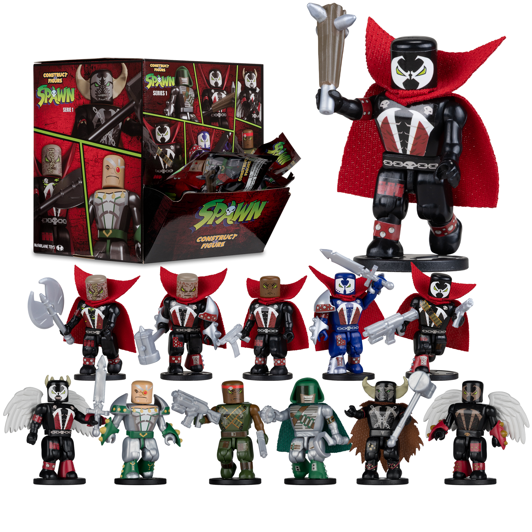 Spawn Construct-a-Figure Series 1 Box of 36 Random Mini Figures Gallery Image 7