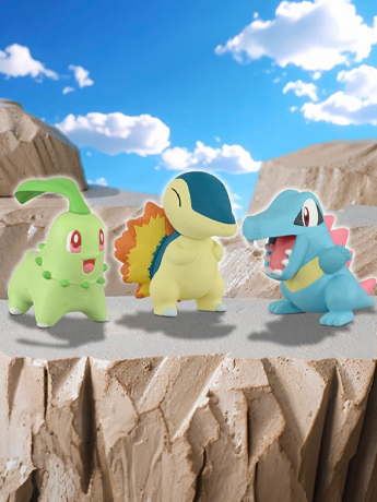 Image of Pokemon 30th Anniversary Moncolle Choose Your Set Johto Region Figure Set
