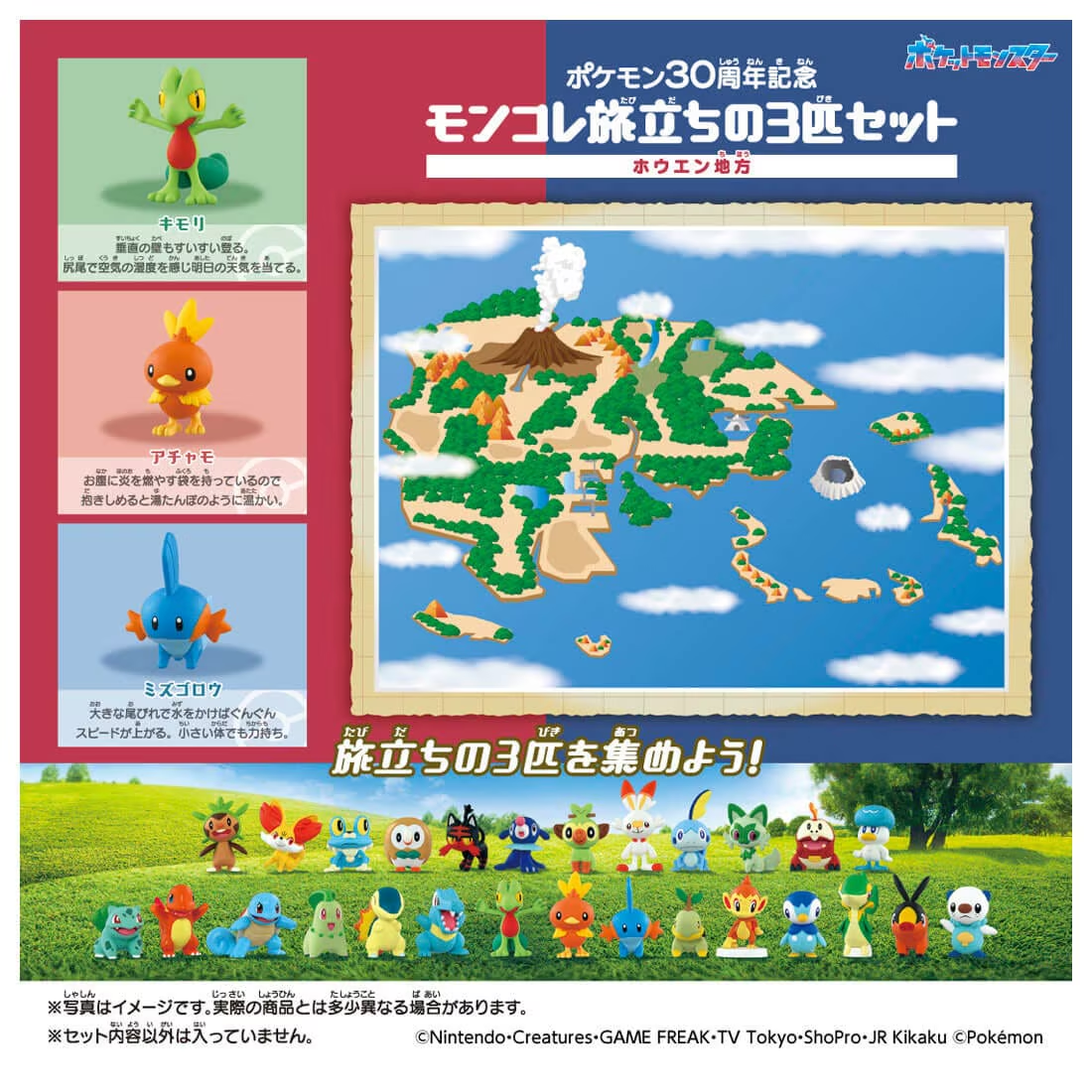 Pokemon 30th Anniversary Moncolle Choose Your Set Hoenn Region Figure Set Gallery Image 4