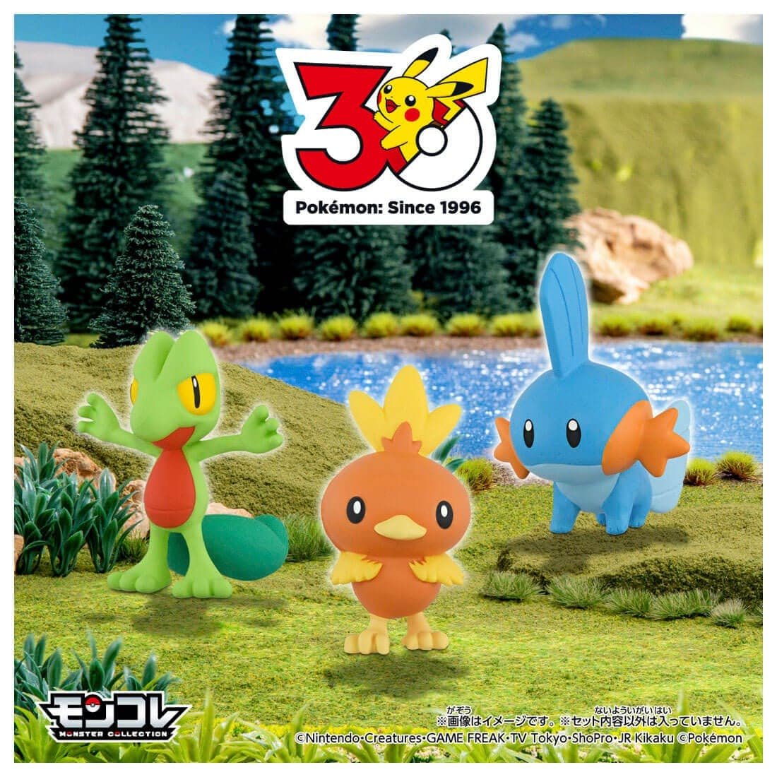 Pokemon 30th Anniversary Moncolle Choose Your Set Hoenn Region Figure Set Gallery Image 3