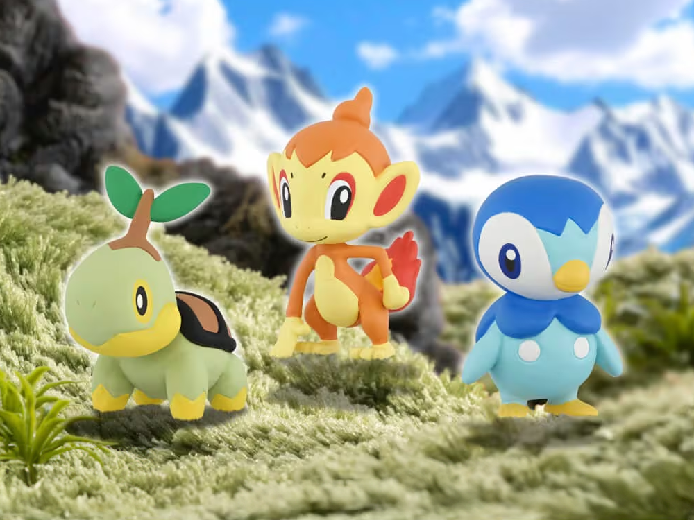 Pokemon 30th Anniversary Moncolle Choose Your Set Sinnoh Region Figure Set Gallery Image 1