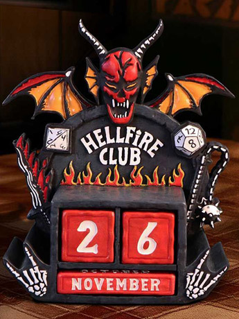 Stranger Things Hellfire Club Perpetual Calendar