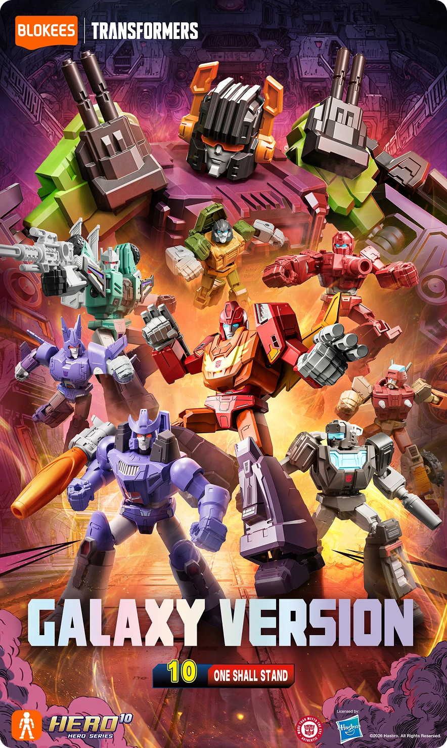 Transformers Galaxy Version 10 One Shall Stand Boxed Set of 9