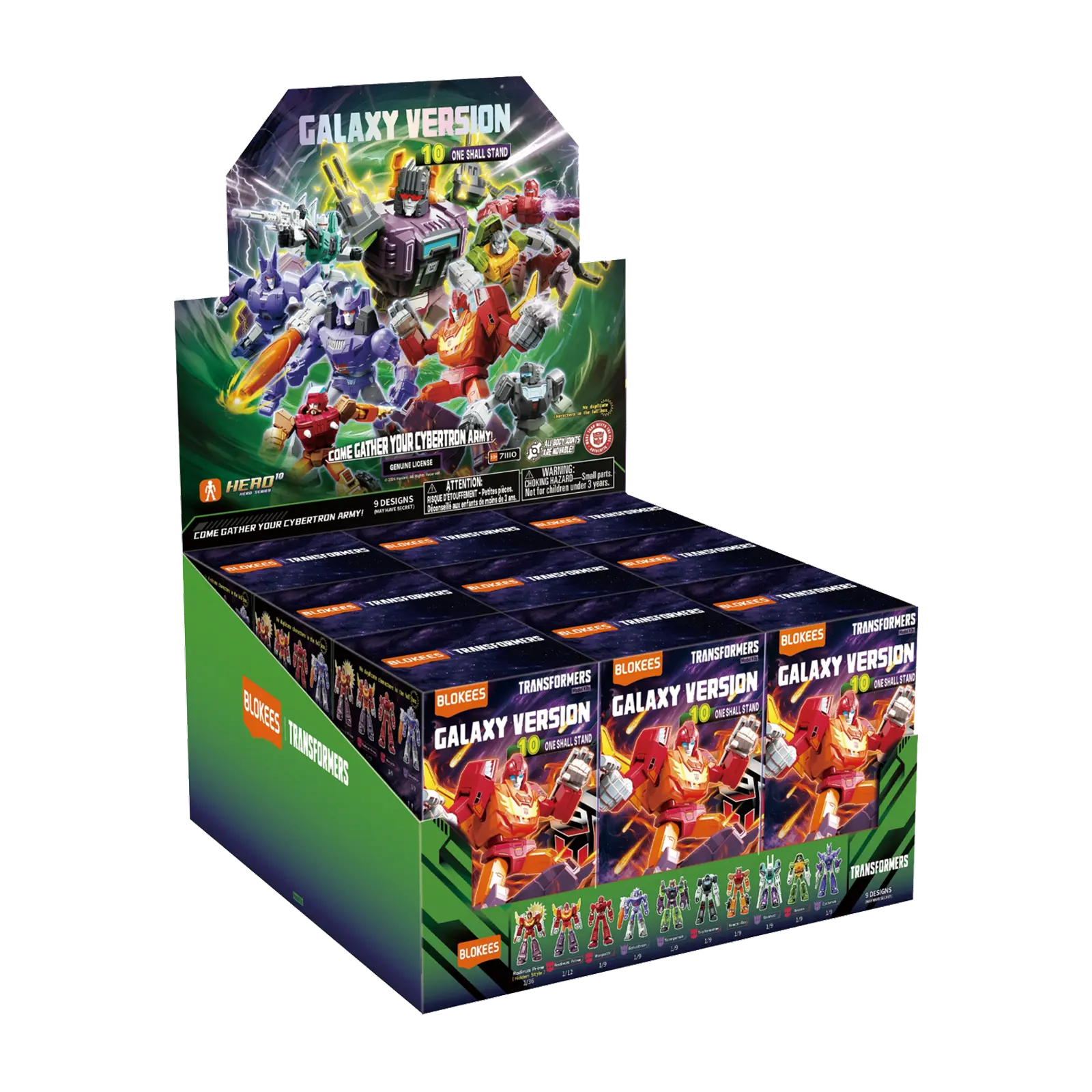 Transformers Galaxy Version 10 One Shall Stand Boxed Set of 9