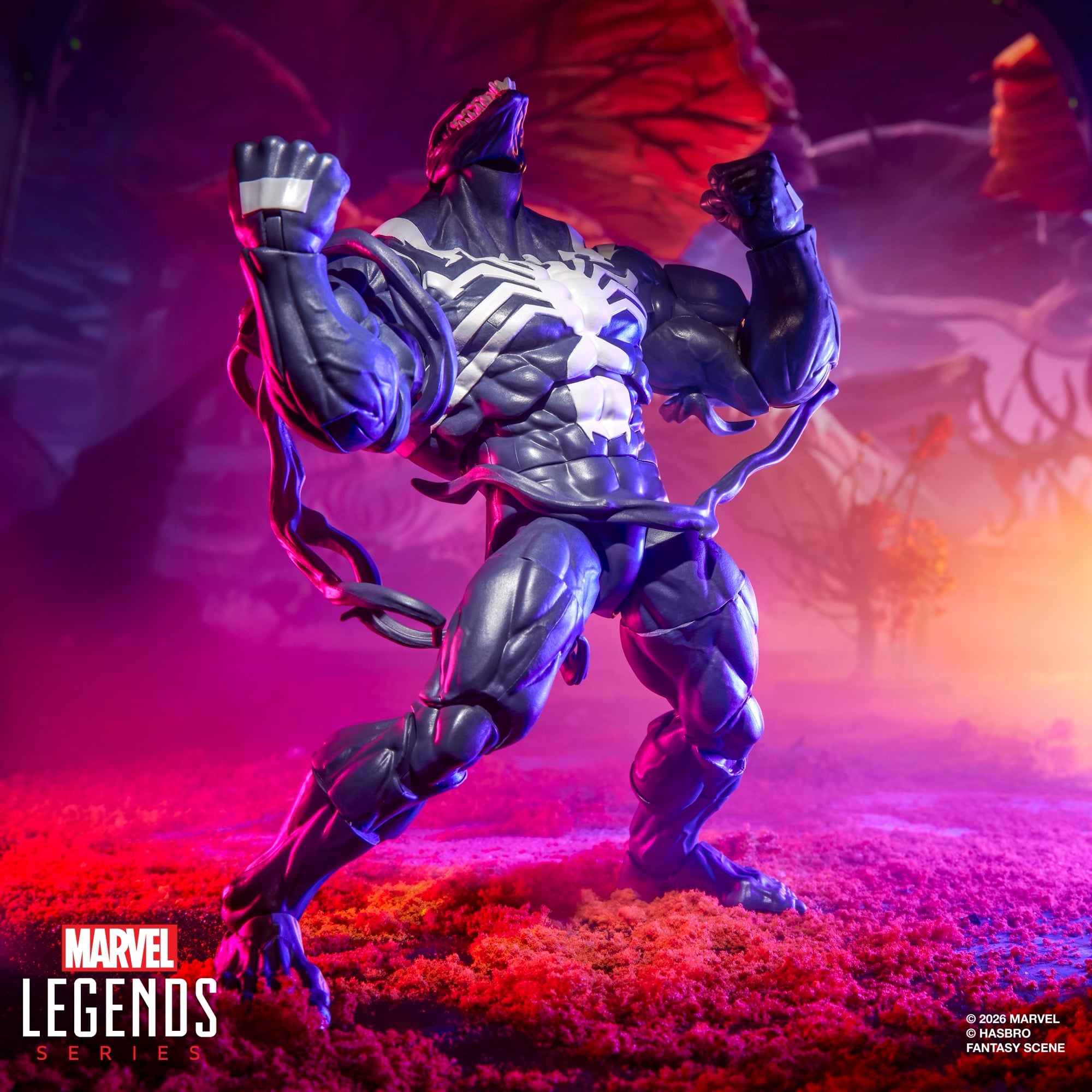 Marvel Rivals Marvel Legends Venom and Jeff the Land Shark Action Figure Two-Pack Gallery Image 6