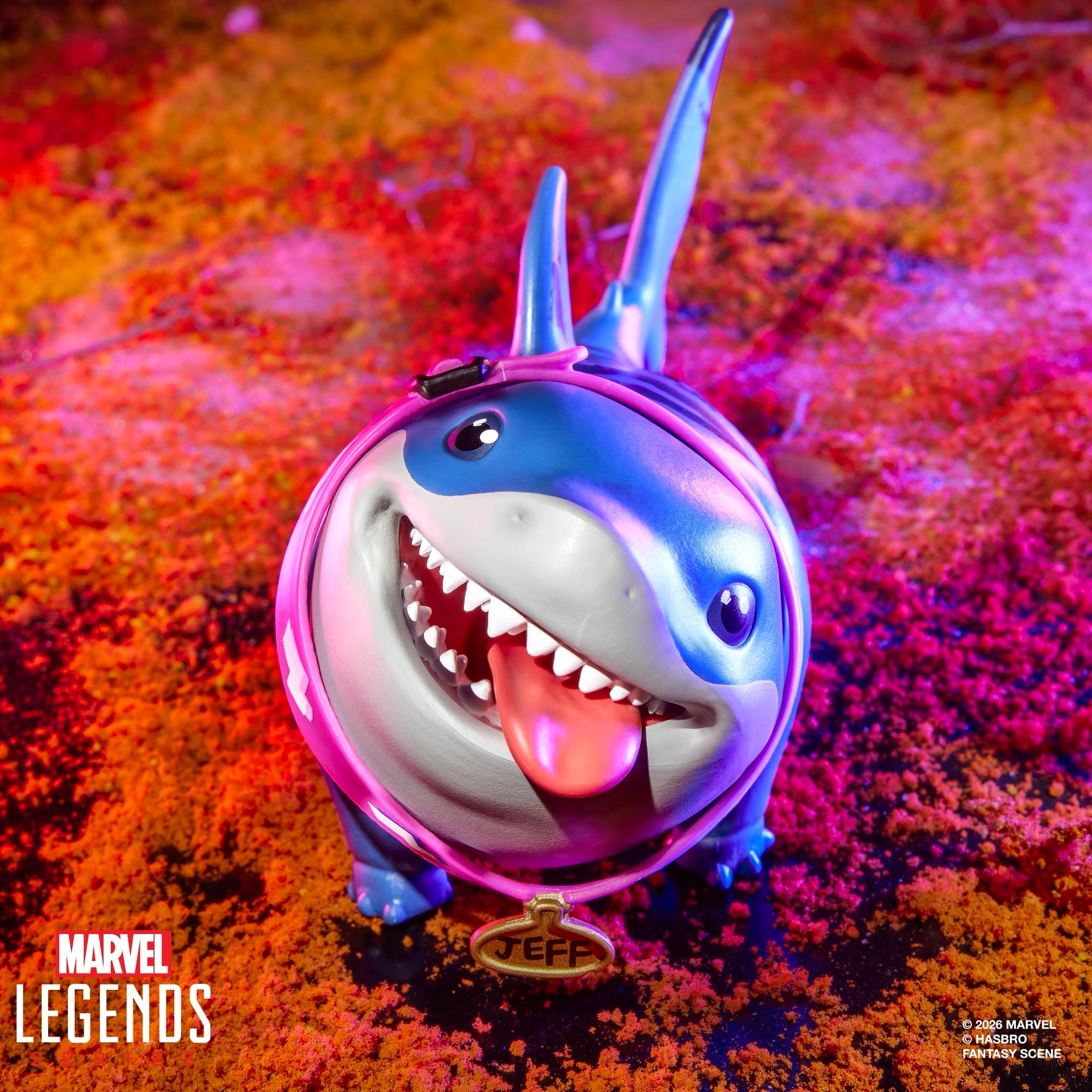 Marvel Rivals Marvel Legends Venom and Jeff the Land Shark Action