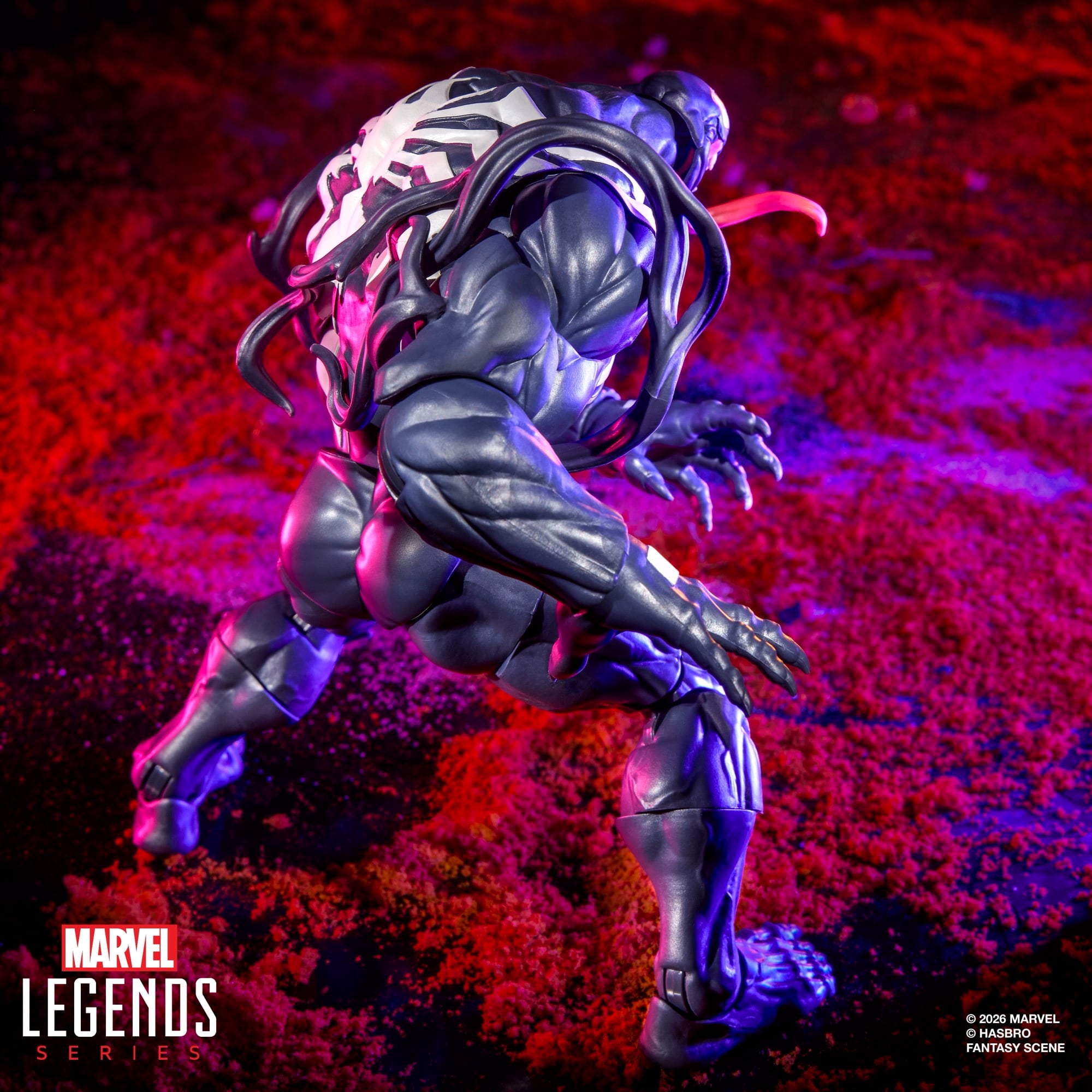 Marvel Rivals Marvel Legends Venom and Jeff the Land Shark Action