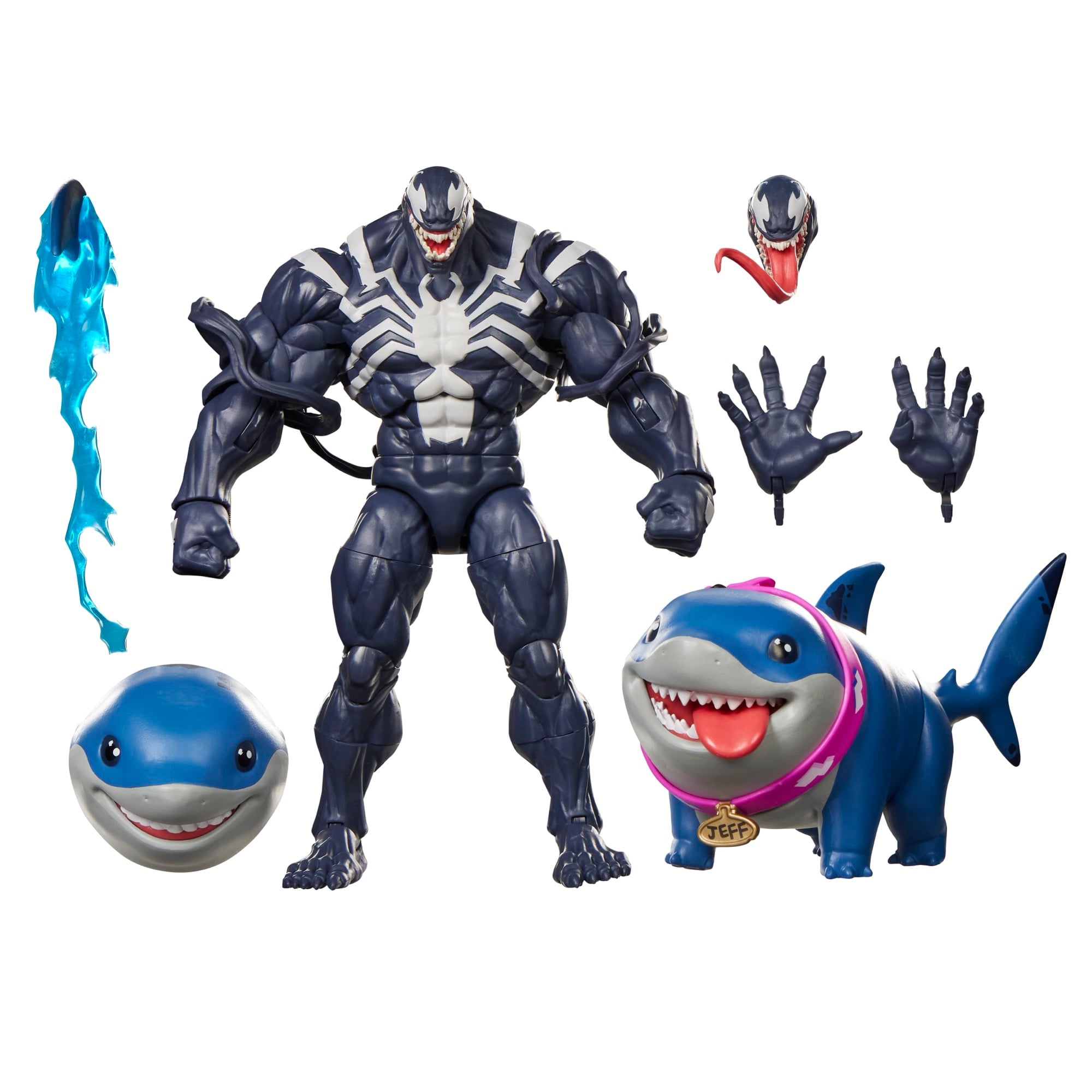 Marvel Rivals Marvel Legends Venom and Jeff the Land Shark Action