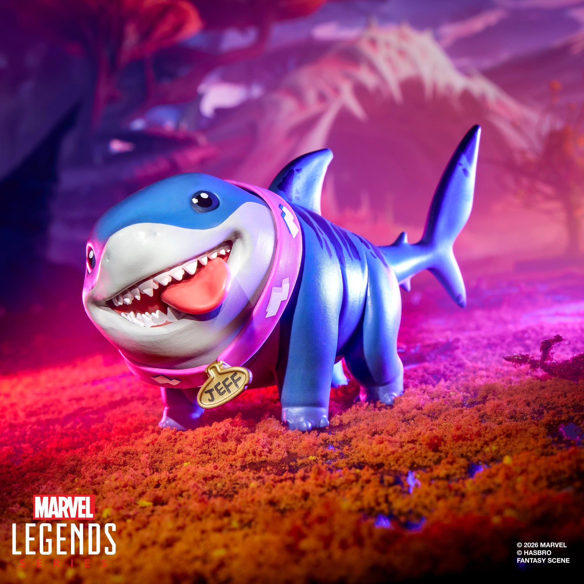 Marvel Rivals Marvel Legends Venom and Jeff the Land Shark Action