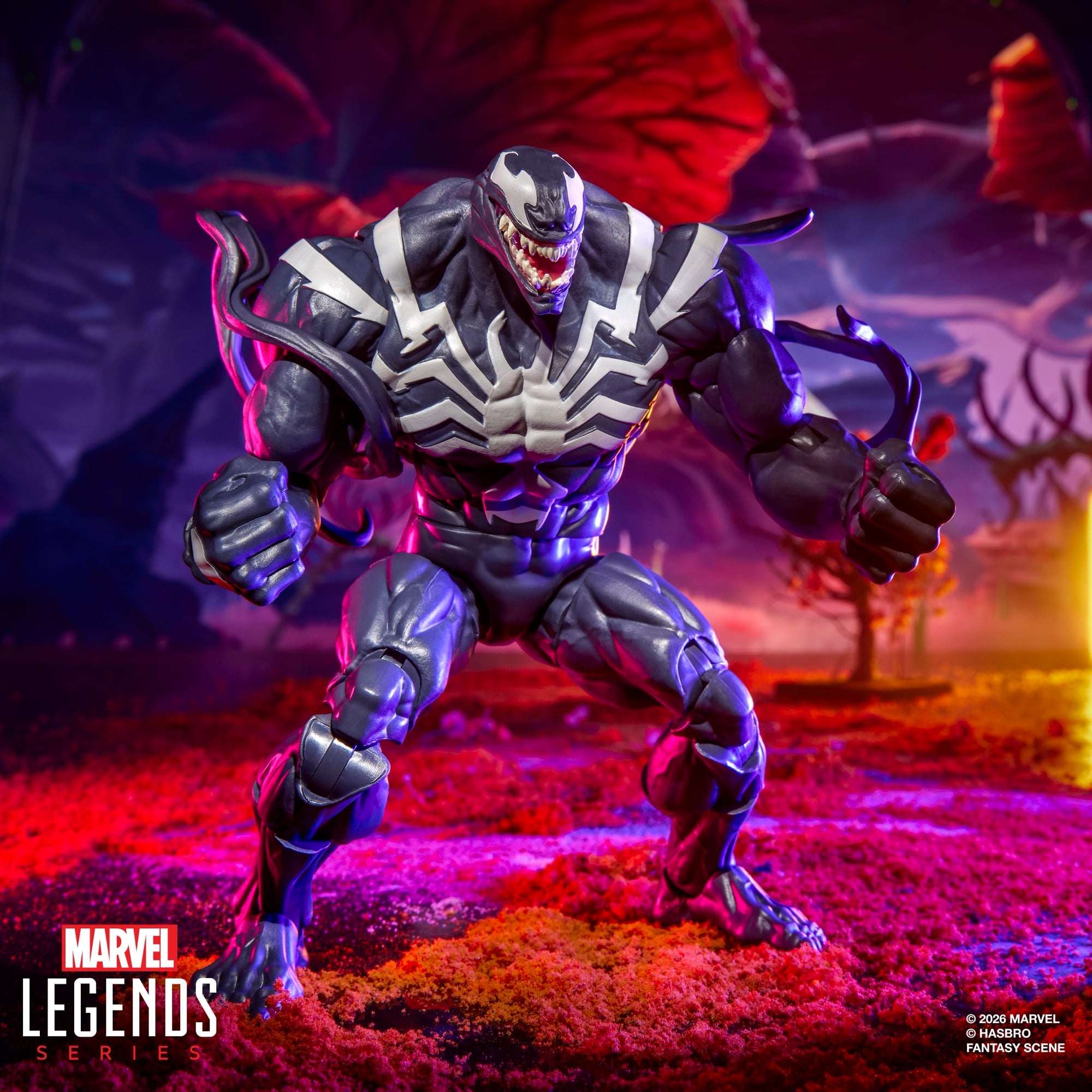 Marvel Rivals Marvel Legends Venom and Jeff the Land Shark Action Figure Two-Pack Gallery Image 5