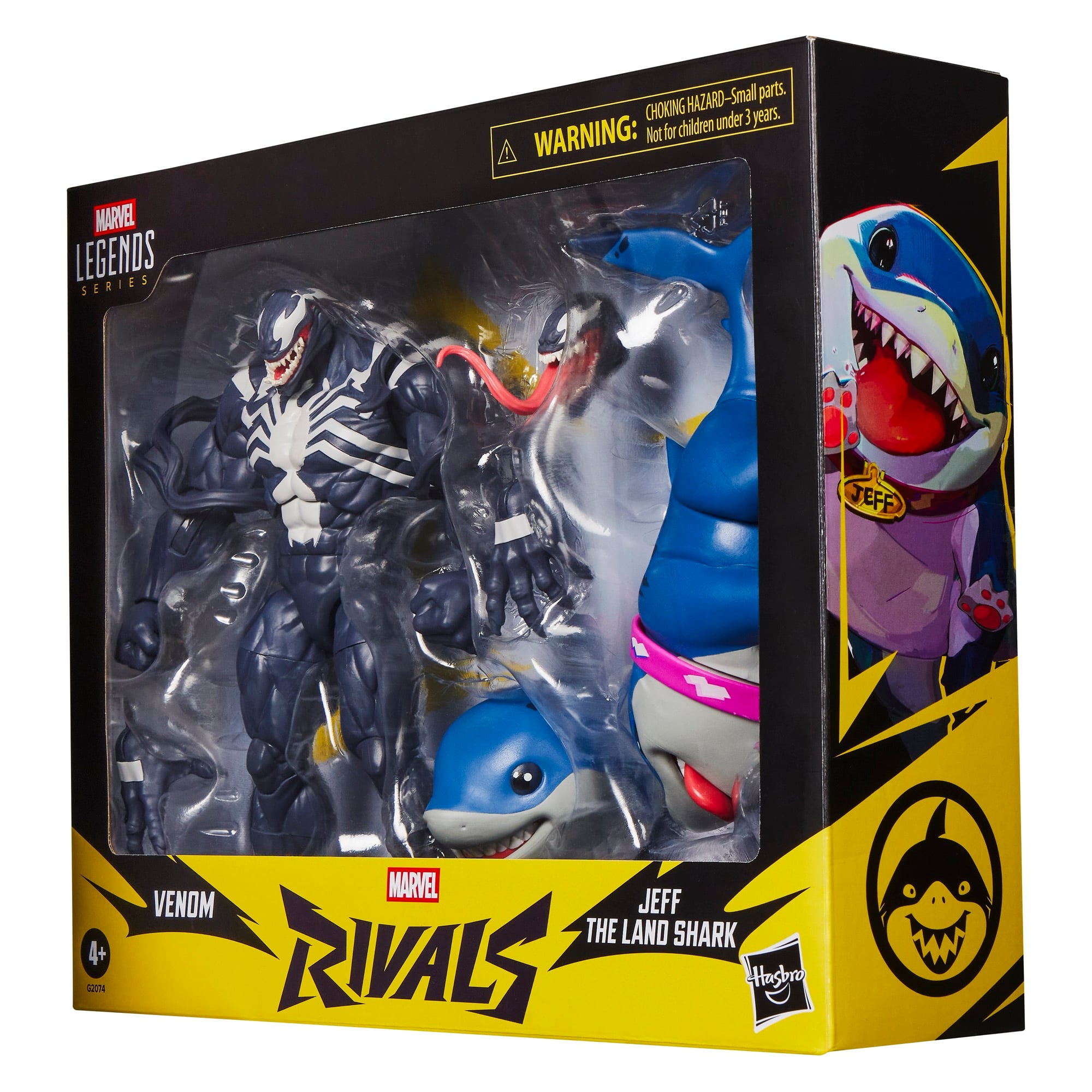 Marvel Rivals Marvel Legends Venom and Jeff the Land Shark Action