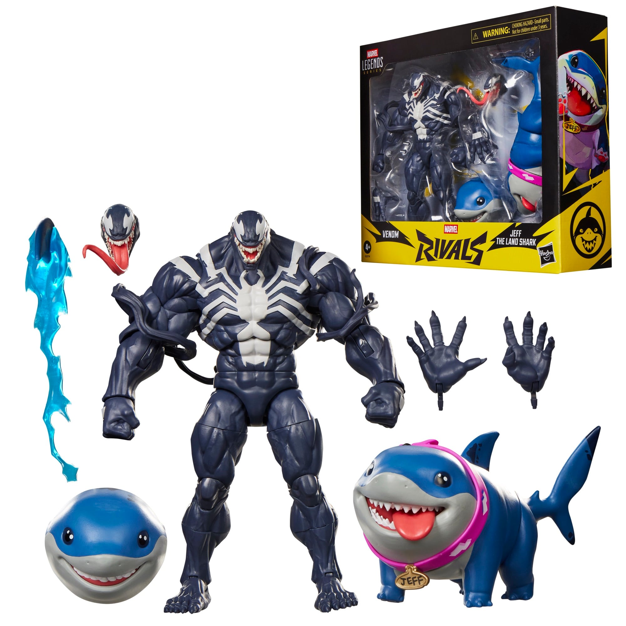 LIMITOVERCOLLECTION RIVALS & HEROES 2セット Marvel Rivals Marvel Legends Venom and Jeff the Land Shark Action