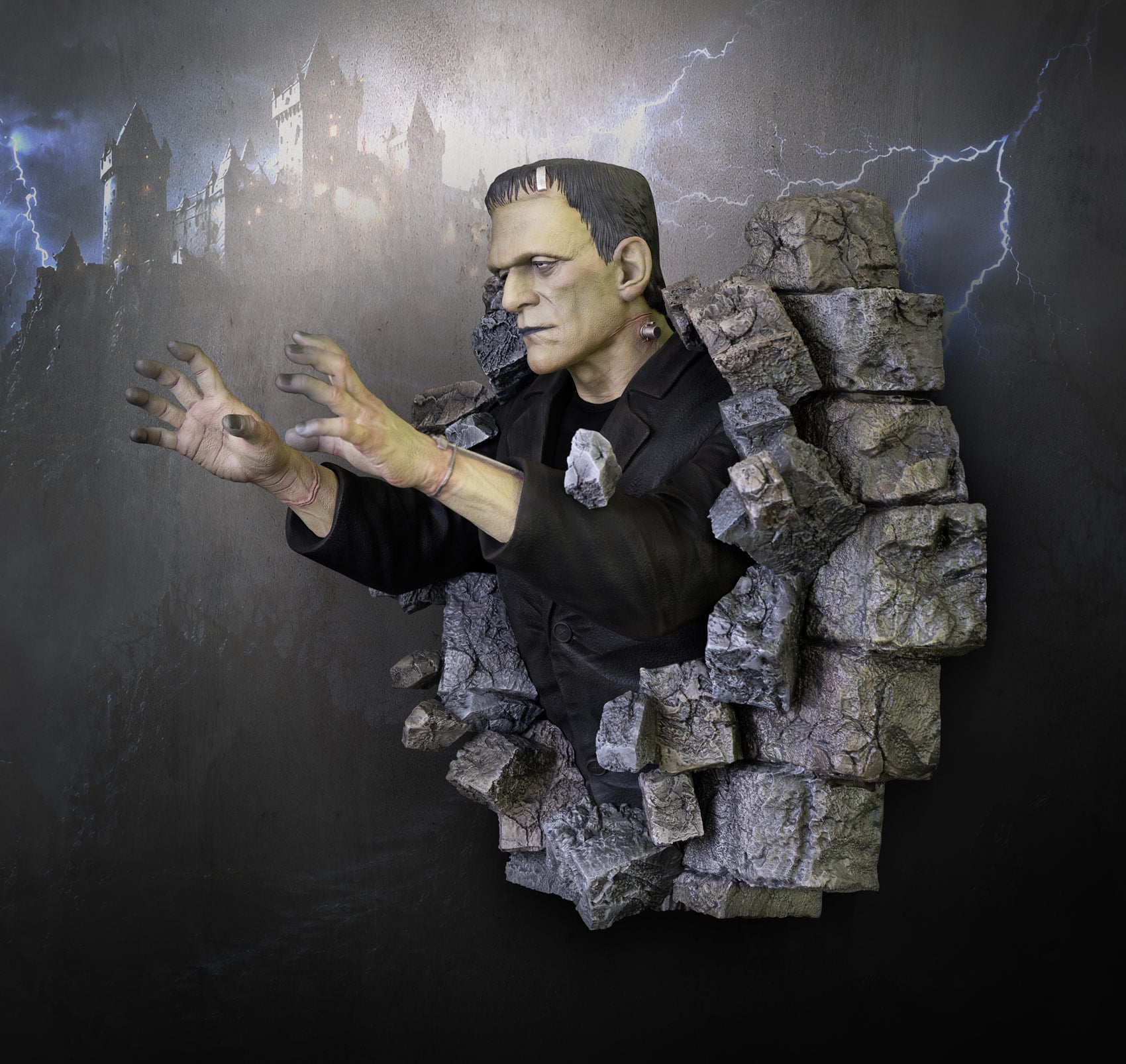Frankenstein (1931) Frankenstein's Monster Life-size Limited Edition Wall Sculpture Gallery Image 6