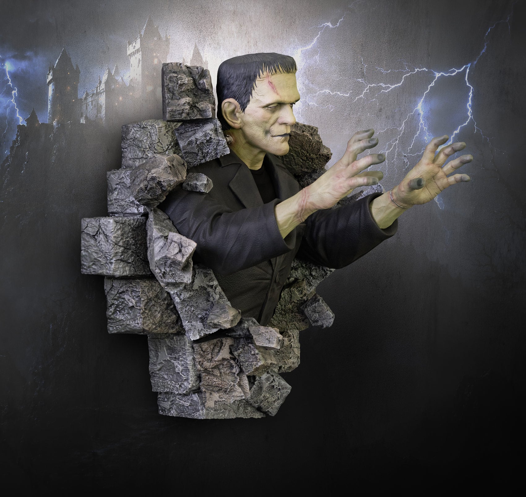 Frankenstein (1931) Frankenstein's Monster Life-size Limited Edition Wall Sculpture Gallery Image 14