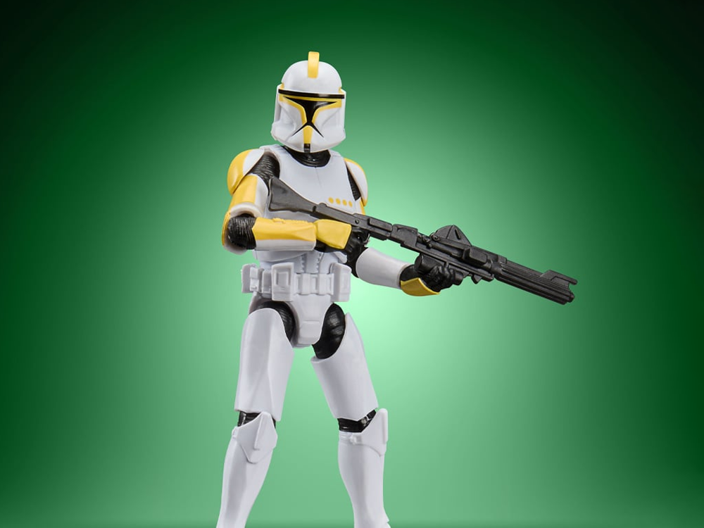 Star Wars: The Vintage Collection Clone Trooper Commander (Attack of the Clones) Action Figure Gallery Image 1