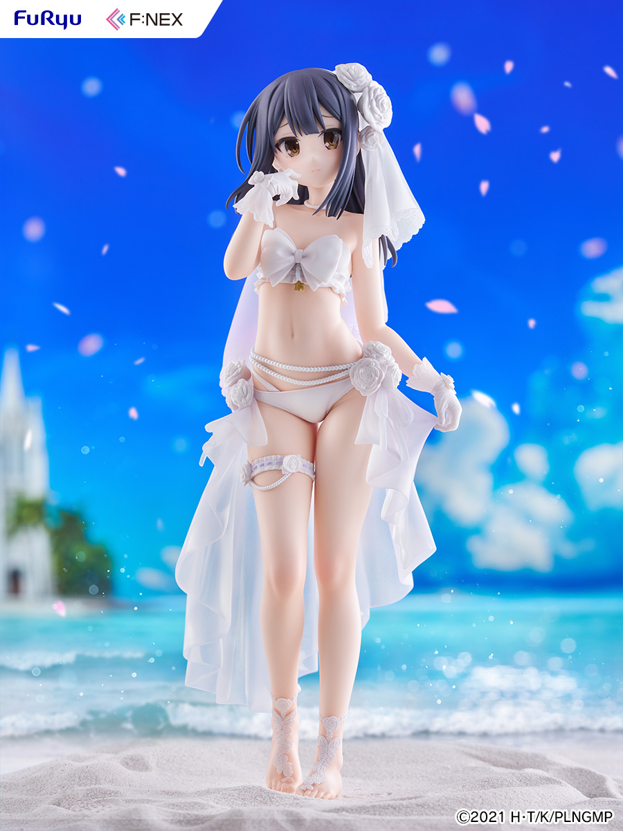 Fate/kaleid liner Prisma Illya the Movie: Licht - The Nameless Girl F:Nex Miyu Edelfelt (Wedding Swimsuit Ver.) 1/7 Scale Figure Gallery Image 4