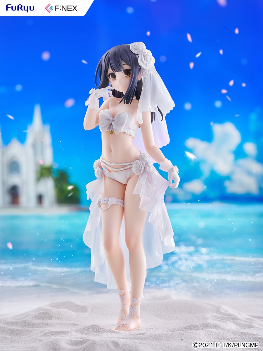 Fate/kaleid liner Prisma Illya the Movie: Licht - The Nameless Girl F:Nex Miyu Edelfelt (Wedding Swimsuit Ver.) 1/7 Scale Figure Gallery Image 3