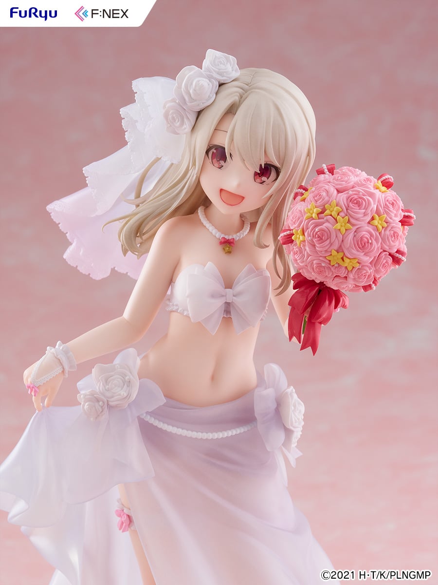 Fate/kaleid liner Prisma Illya the Movie: Licht - The Nameless Girl F:Nex Illyasviel von Einzbern (Wedding Swimsuit Ver.) 1/7 Scale Figure Gallery Image 15