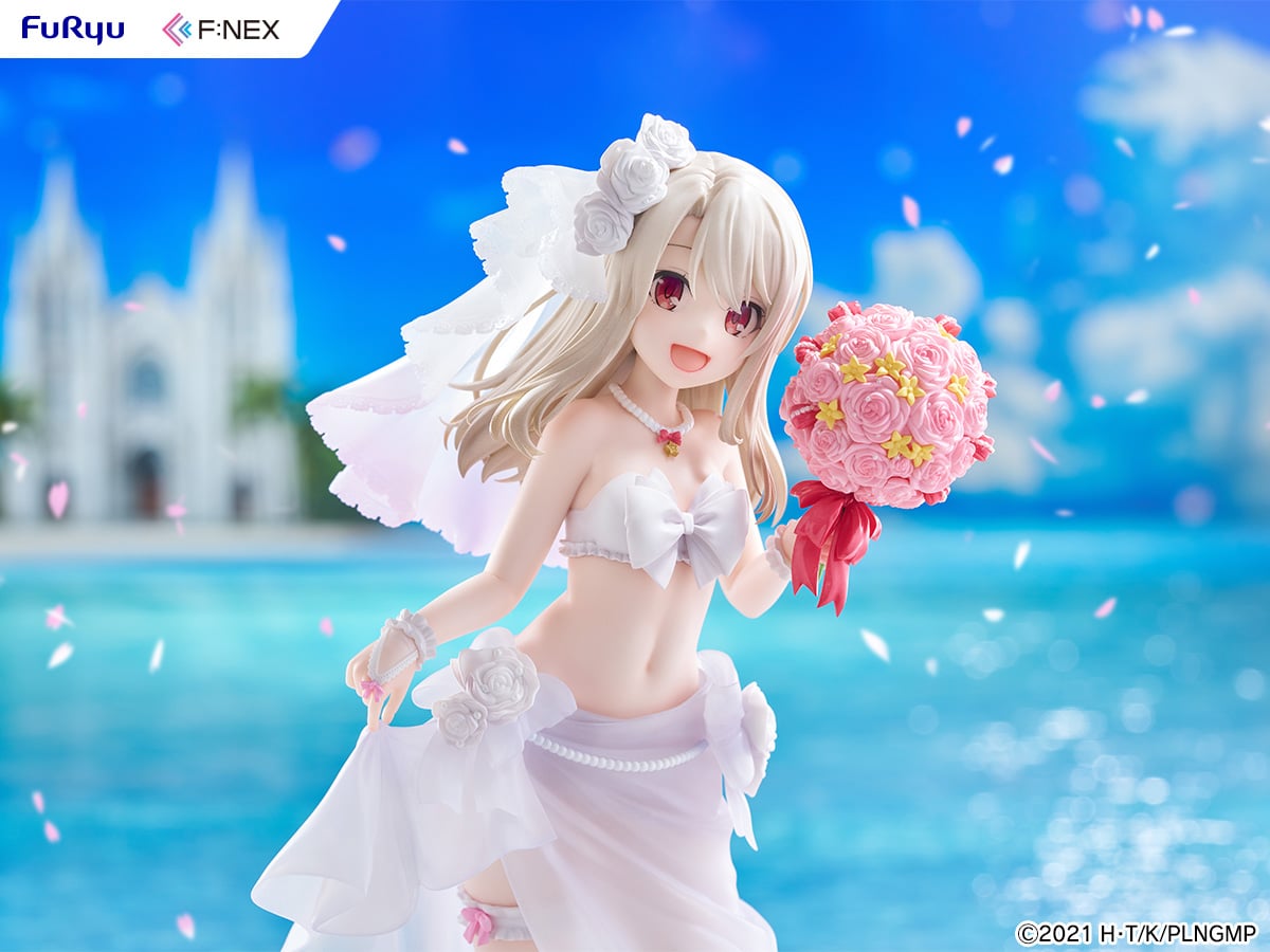 Fate/kaleid liner Prisma Illya the Movie: Licht - The Nameless Girl F:Nex Illyasviel von Einzbern (Wedding Swimsuit Ver.) 1/7 Scale Figure Gallery Image 7
