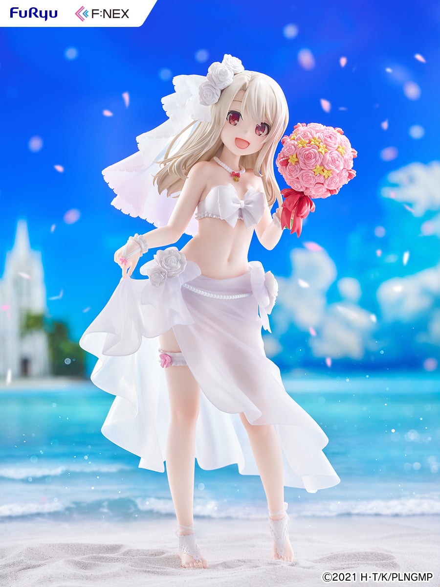Fate/kaleid liner Prisma Illya the Movie: Licht - The Nameless Girl F:Nex Illyasviel von Einzbern (Wedding Swimsuit Ver.) 1/7 Scale Figure Gallery Image 4