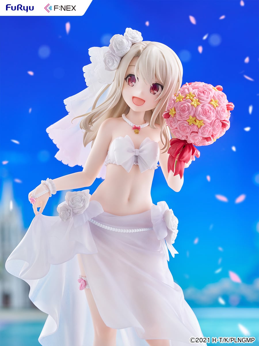 Fate/kaleid liner Prisma Illya the Movie: Licht - The Nameless Girl F:Nex Illyasviel von Einzbern (Wedding Swimsuit Ver.) 1/7 Scale Figure Gallery Image 6