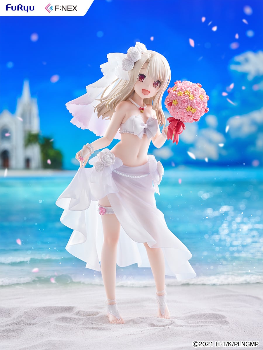 Fate/kaleid liner Prisma Illya the Movie: Licht - The Nameless Girl F:Nex Illyasviel von Einzbern (Wedding Swimsuit Ver.) 1/7 Scale Figure Gallery Image 3