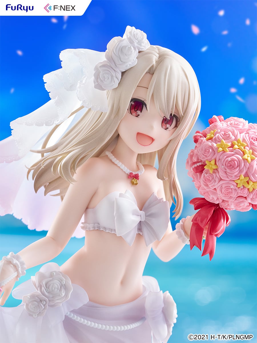 Fate/kaleid liner Prisma Illya the Movie: Licht - The Nameless Girl F:Nex Illyasviel von Einzbern (Wedding Swimsuit Ver.) 1/7 Scale Figure Gallery Image 8