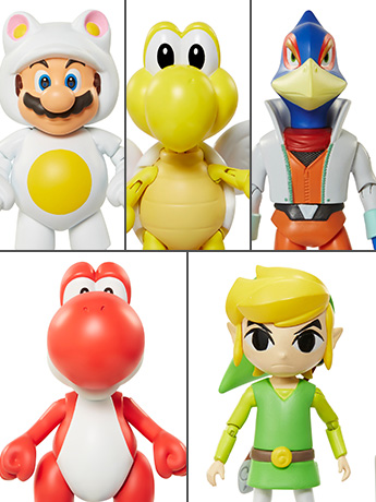 World of Nintendo 4" Figure Series 06 - Set of 5 Gallery Image 2