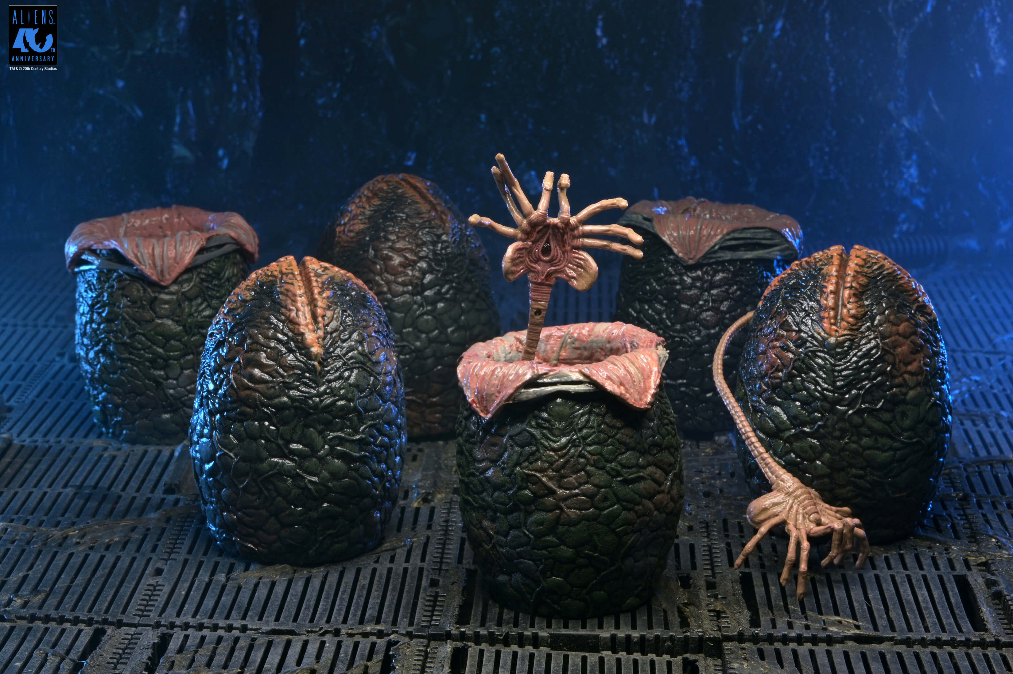 Aliens 40th Anniversary Xenomorph Eggs Set 6 Pack in Collectible Carton Gallery Image 6