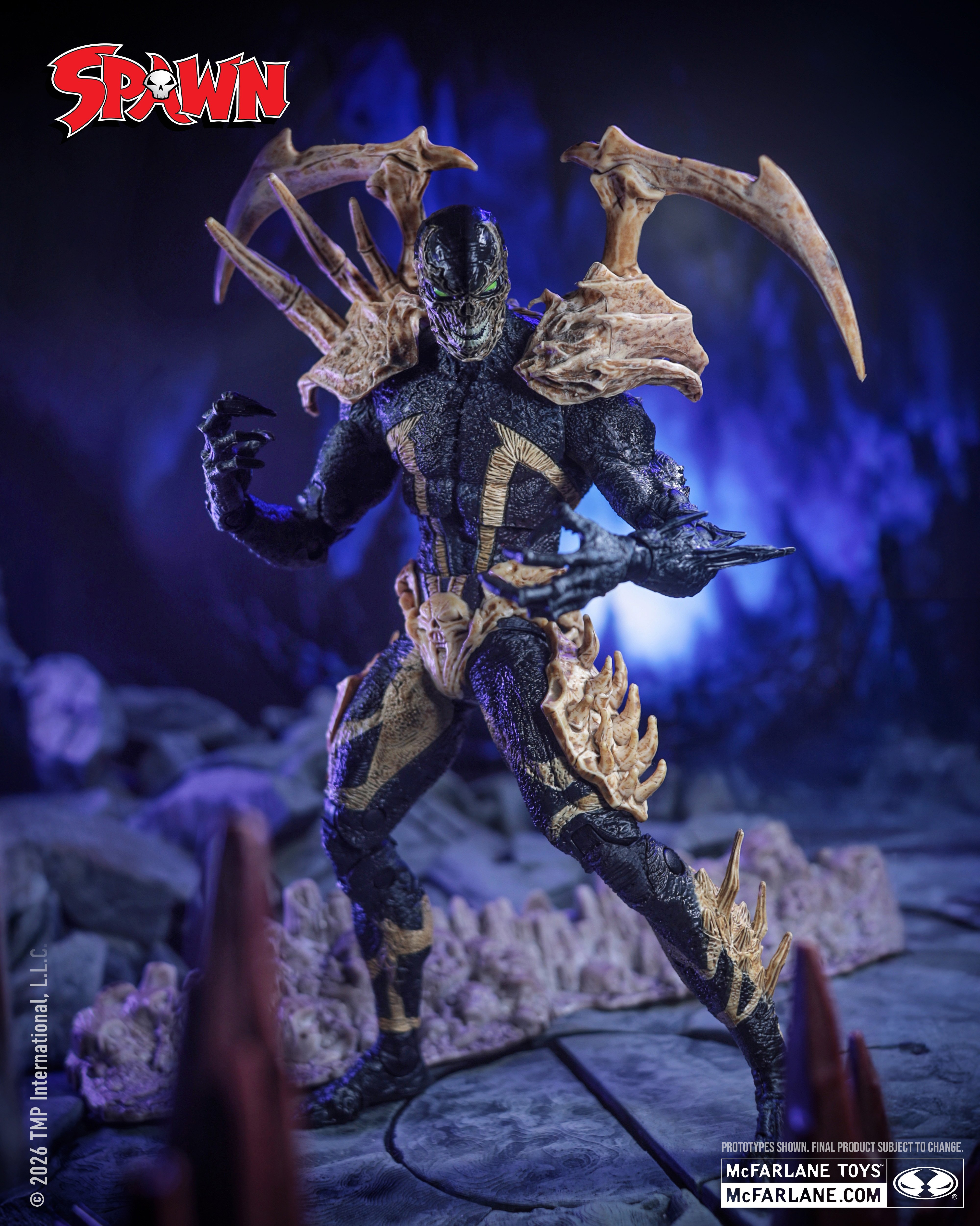 スポーン　SPAWN Bendable Tentacles Figure Spawn Curse of the Spawn Action Figure