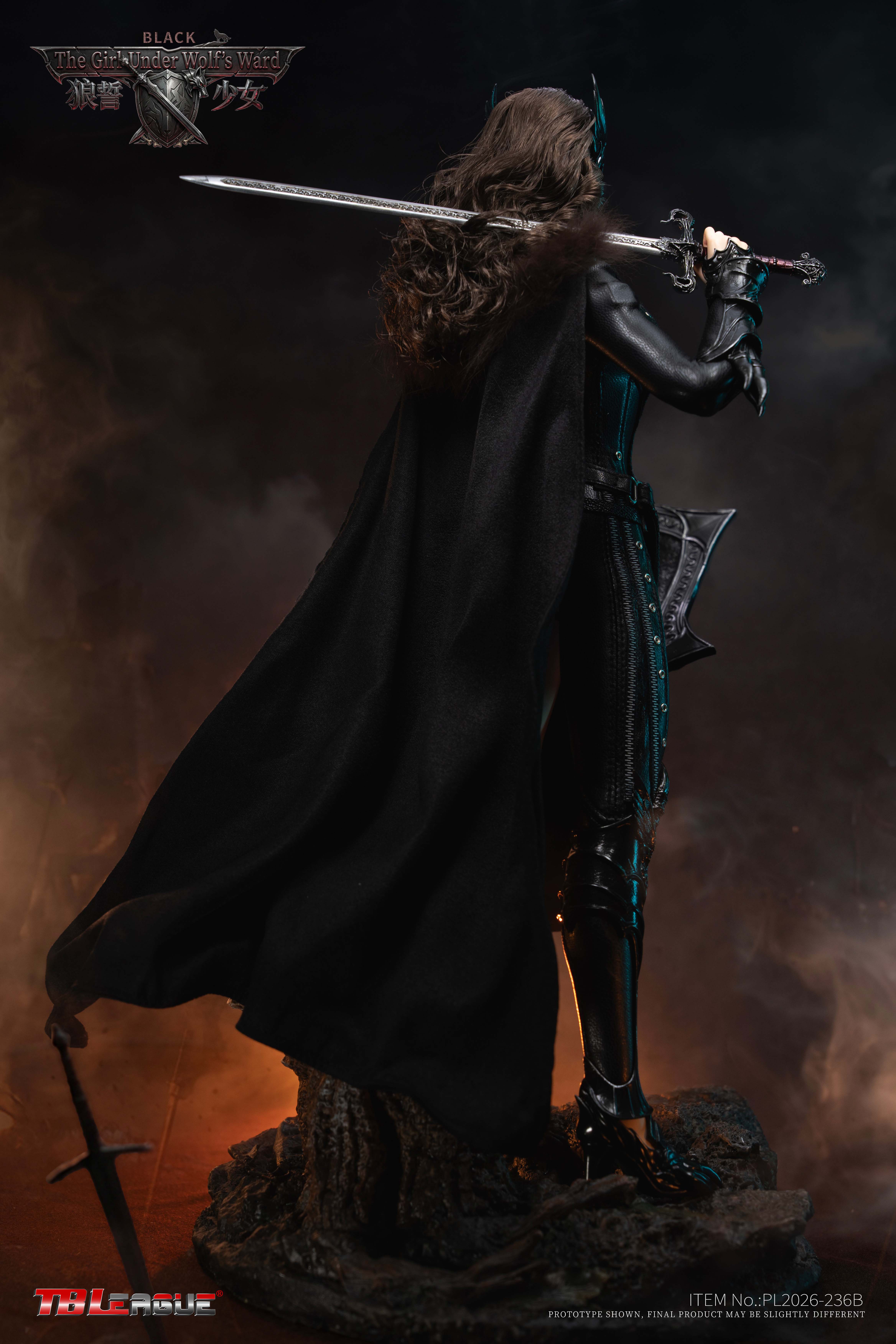 The Girl Under Wolf's Ward (Black Ver.) 1/6 Scale Action Figure Gallery Image 10