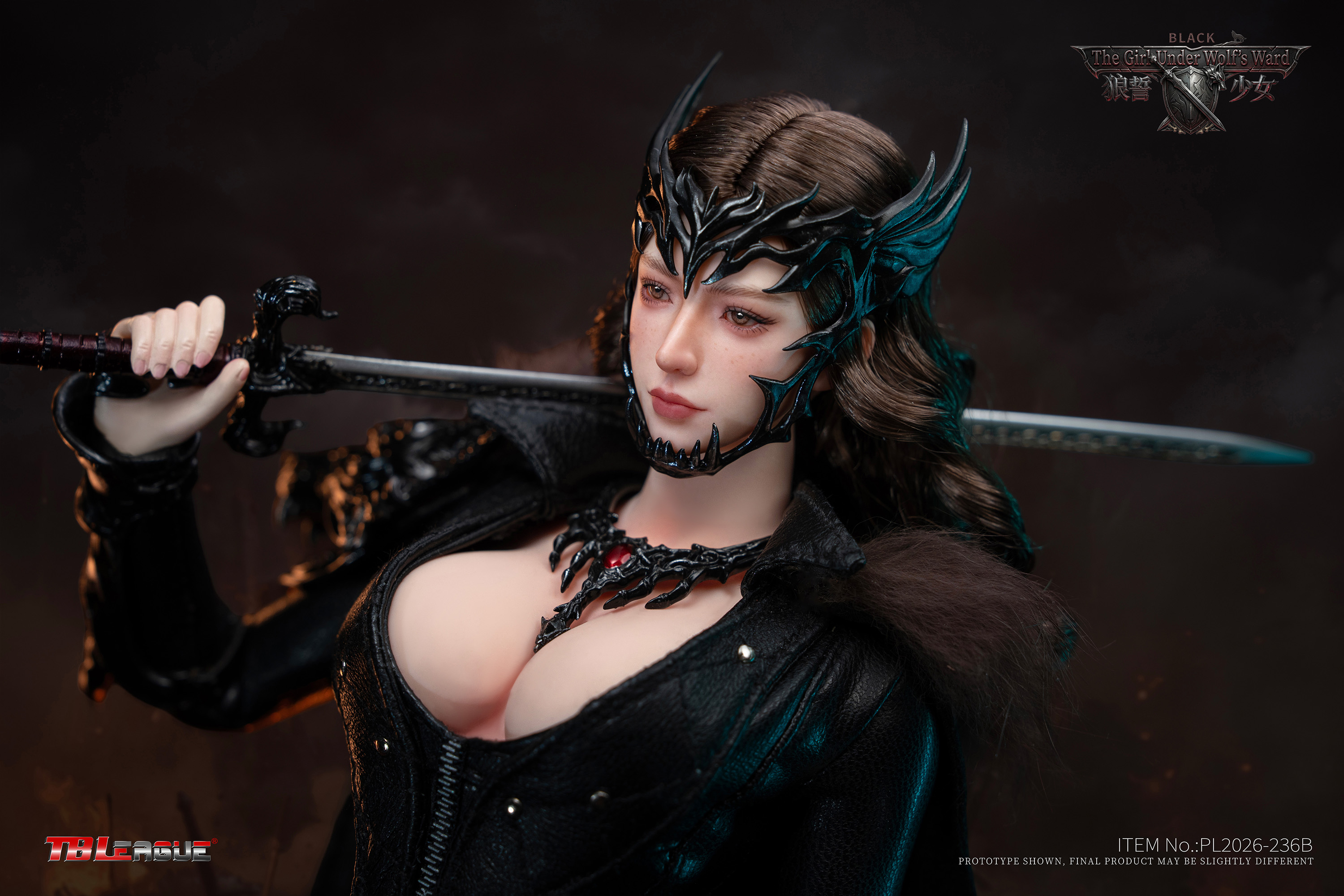 The Girl Under Wolf's Ward (Black Ver.) 1/6 Scale Action Figure Gallery Image 12
