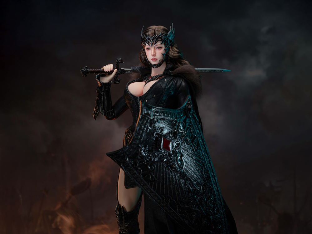 The Girl Under Wolf's Ward (Black Ver.) 1/6 Scale Action Figure Gallery Image 1