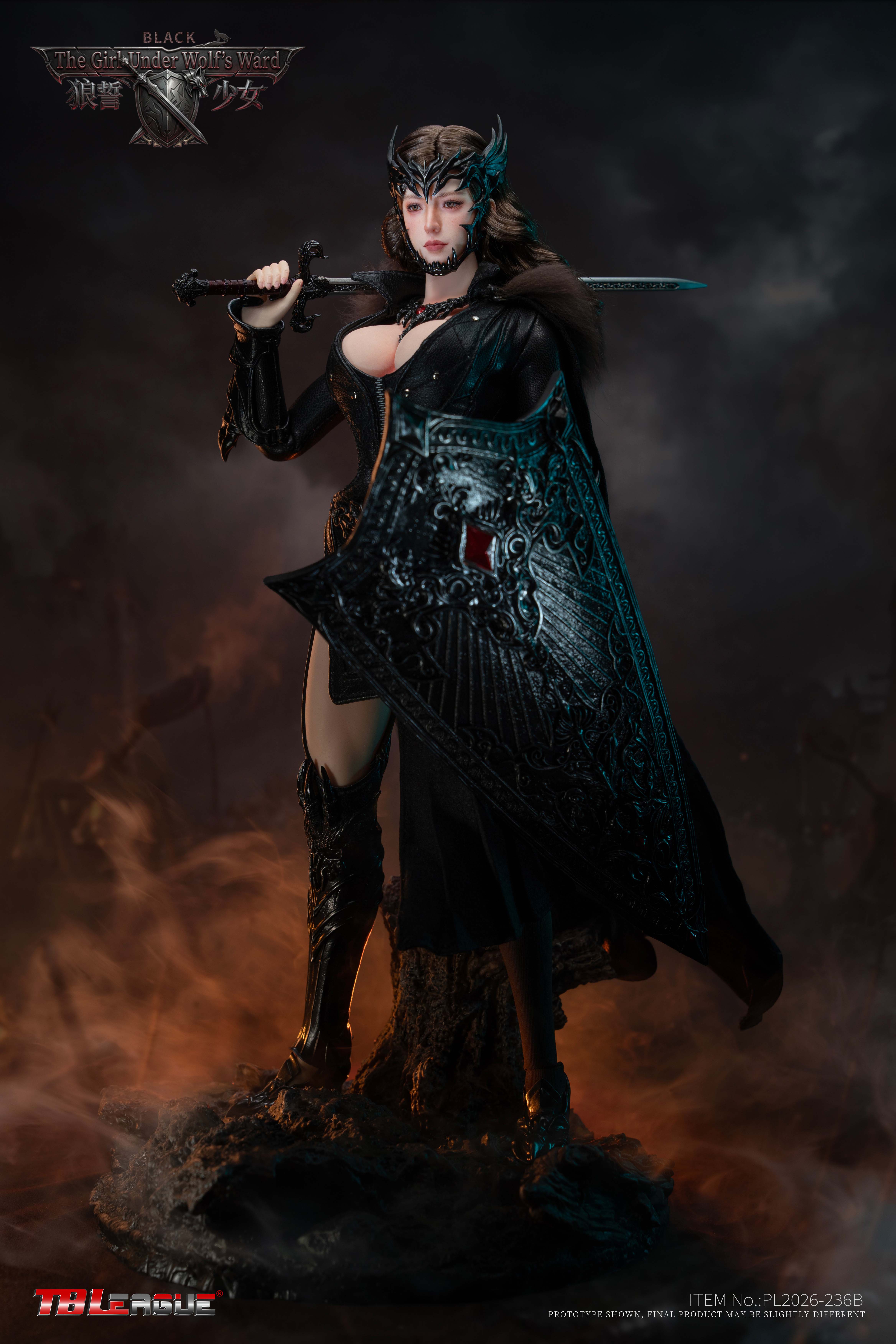 The Girl Under Wolf's Ward (Black Ver.) 1/6 Scale Action Figure Gallery Image 5