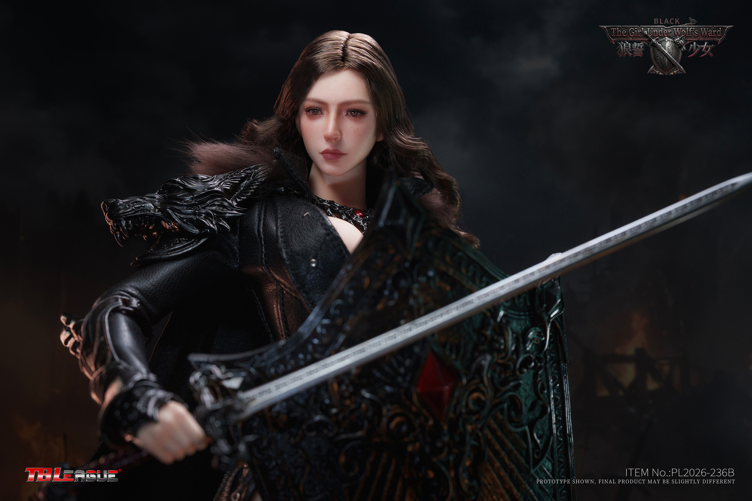 The Girl Under Wolf's Ward (Black Ver.) 1/6 Scale Action Figure Gallery Image 14