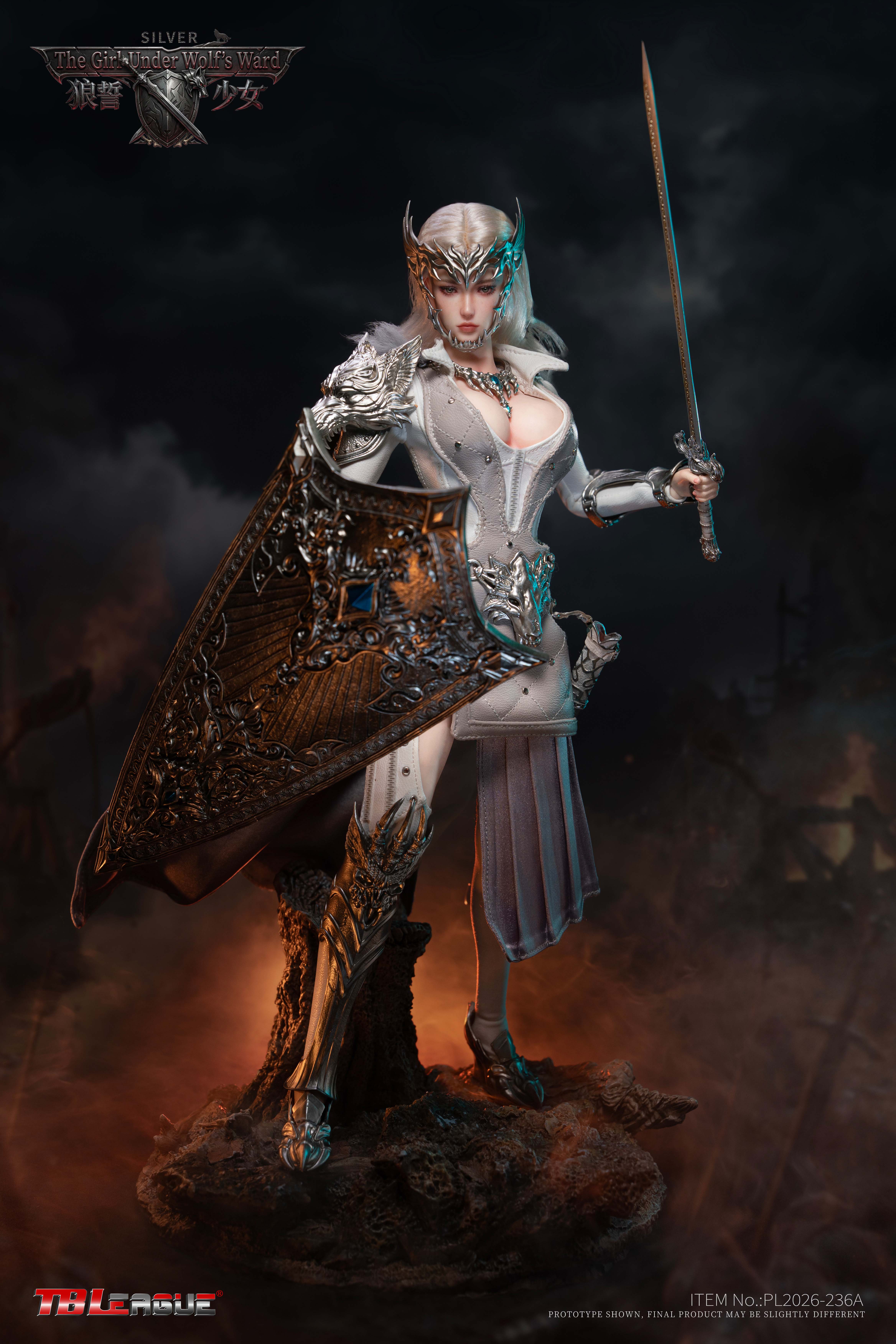 The Girl Under Wolf's Ward (White Ver.) 1/6 Scale Action Figure Gallery Image 5