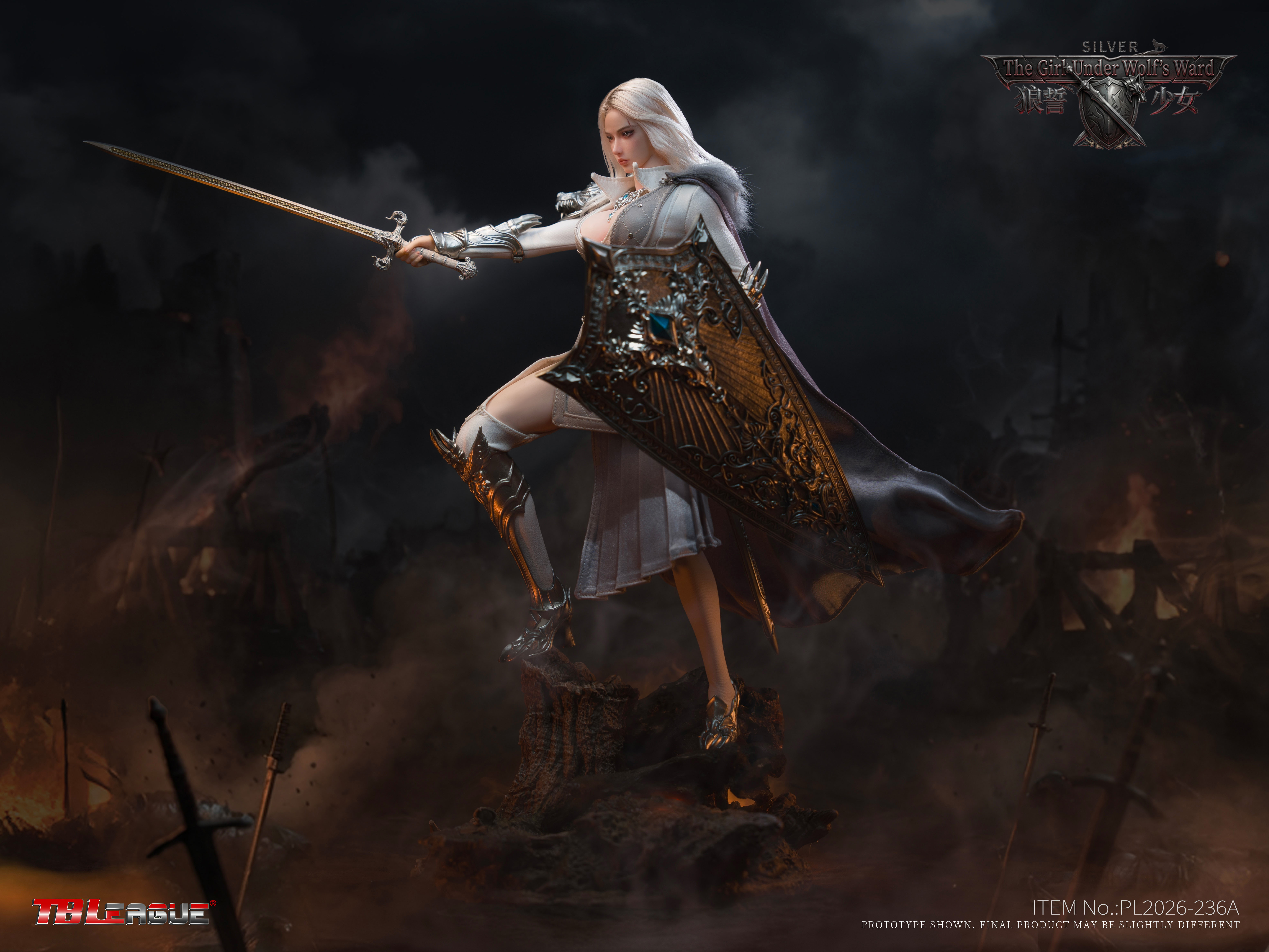 The Girl Under Wolf's Ward (White Ver.) 1/6 Scale Action Figure Gallery Image 16