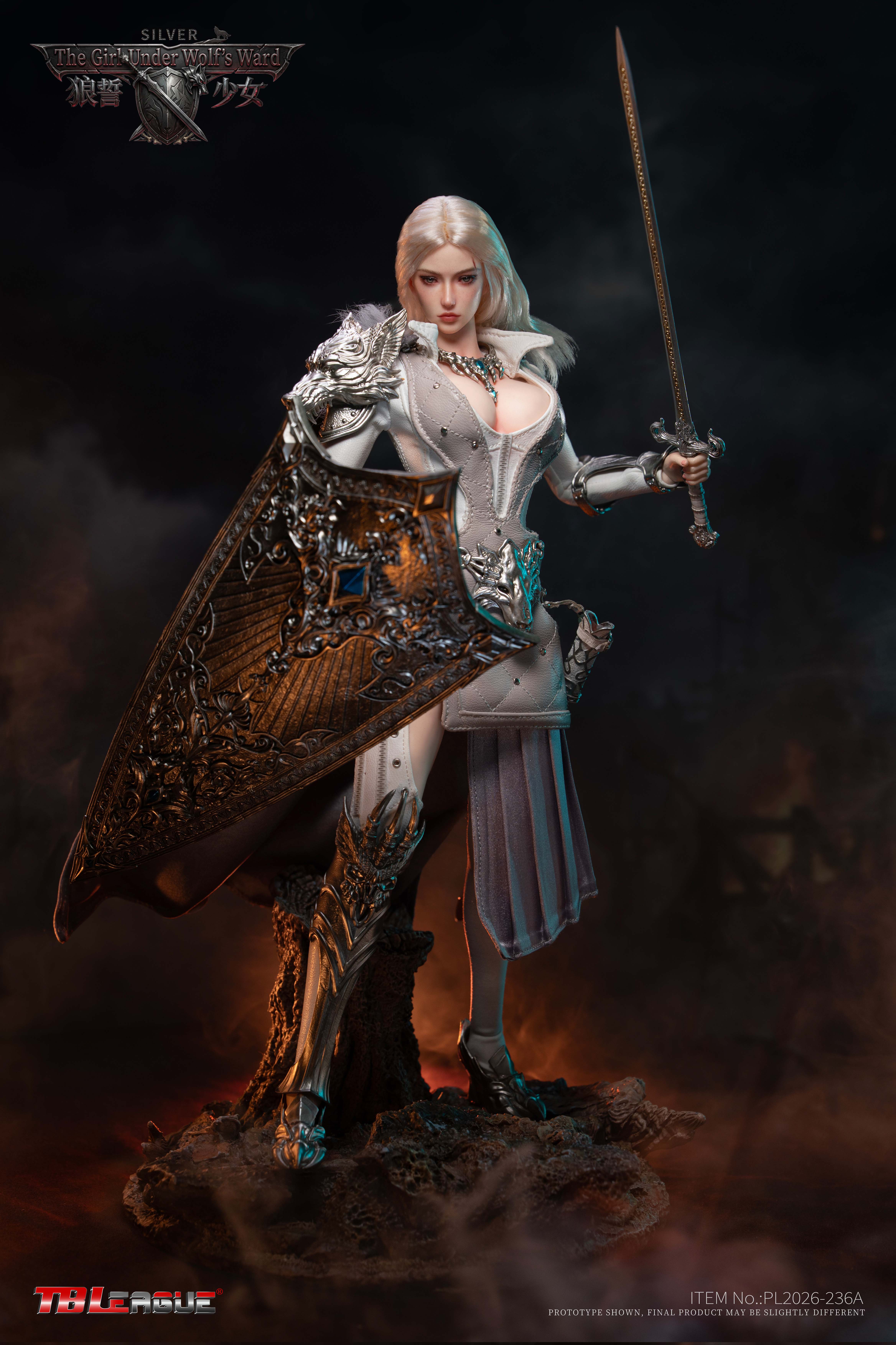 The Girl Under Wolf's Ward (White Ver.) 1/6 Scale Action Figure Gallery Image 9