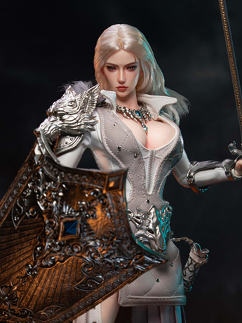 The Girl Under Wolf's Ward (White Ver.) 1/6 Scale Action Figure Gallery Image 2