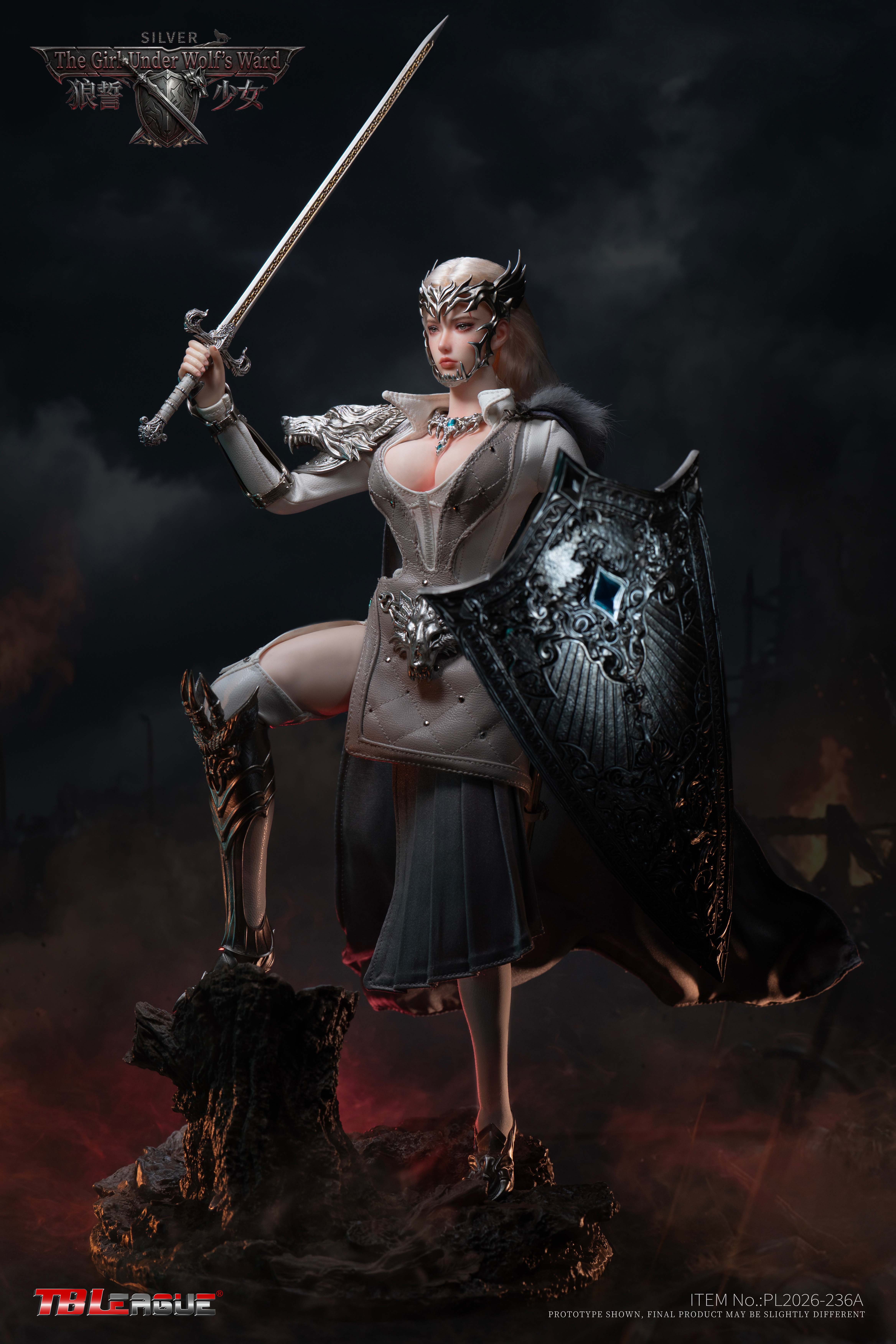 The Girl Under Wolf's Ward (White Ver.) 1/6 Scale Action Figure Gallery Image 3