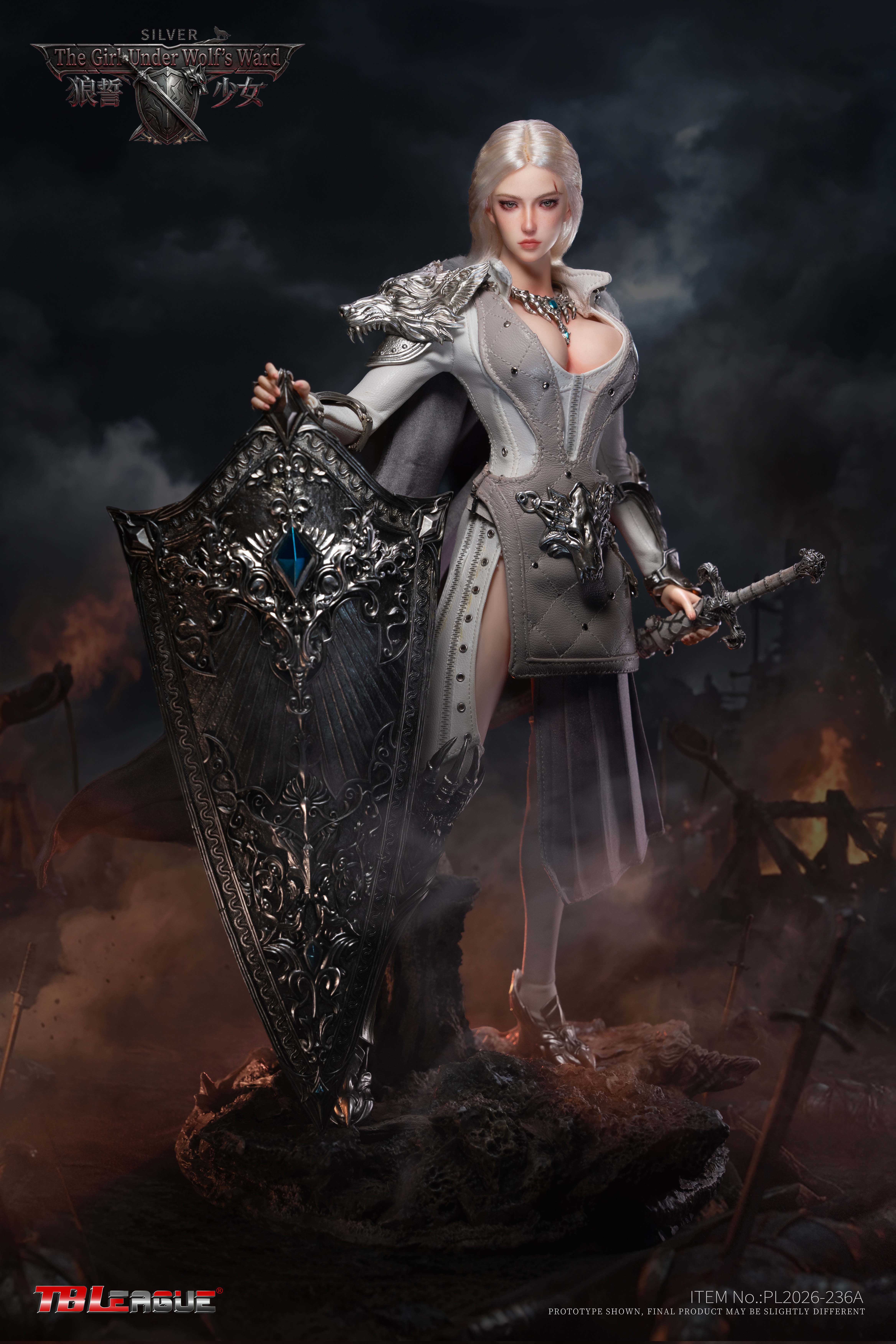 The Girl Under Wolf's Ward (White Ver.) 1/6 Scale Action Figure Gallery Image 10