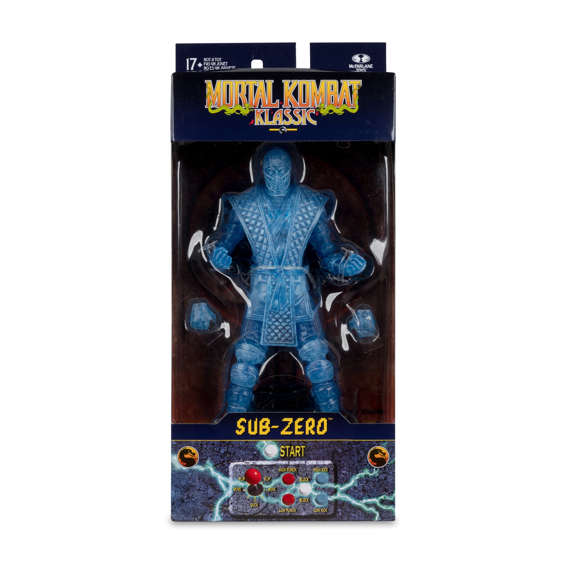 Mortal Kombat Klassic Sub-Zero (Ice Clone) 7" Action Figure Gallery Image 15