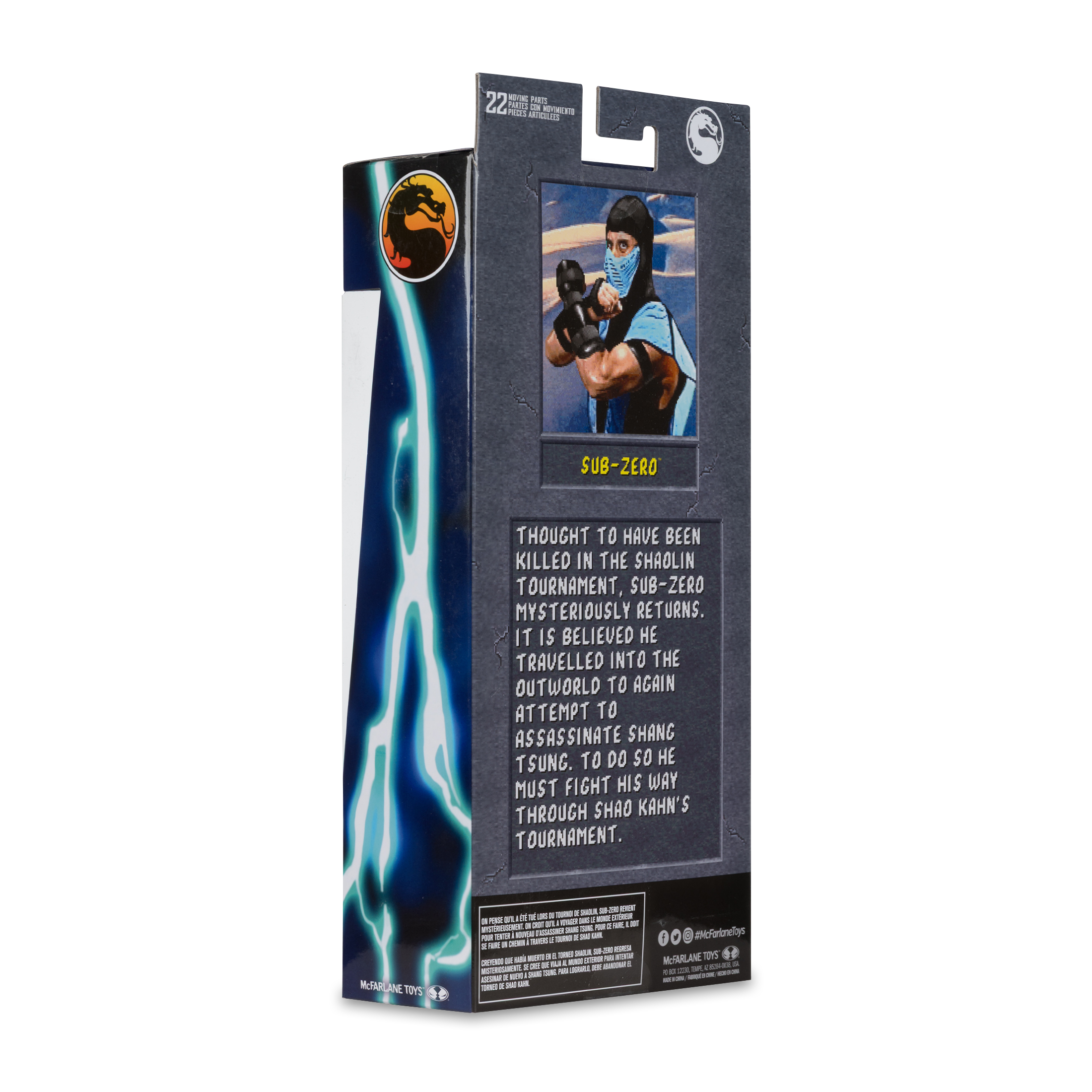 Mortal Kombat Klassic Sub-Zero (Ice Clone) 7" Action Figure Gallery Image 17