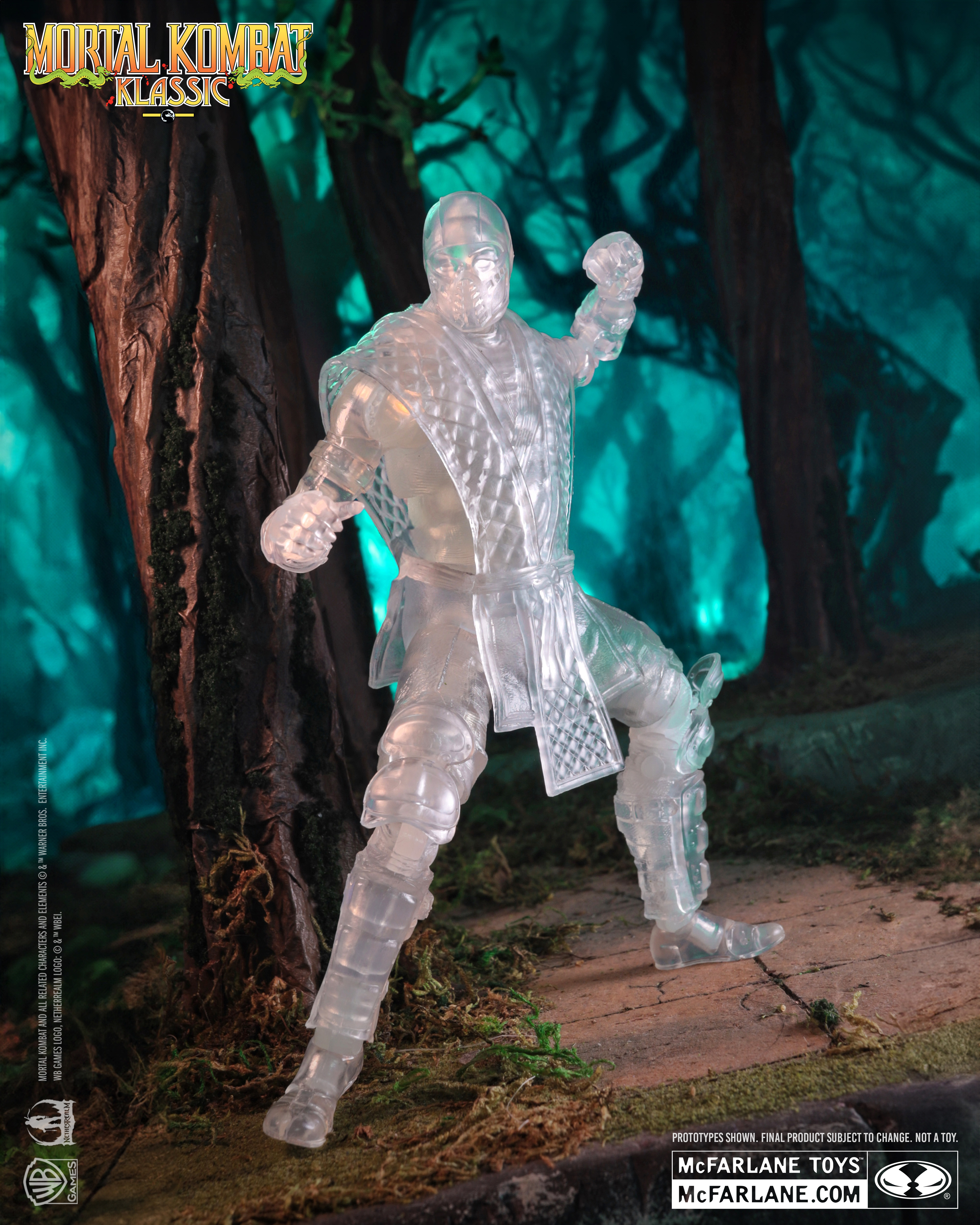 Mortal Kombat Klassic Reptile (Invisible) 7" Action Figure Gallery Image 3