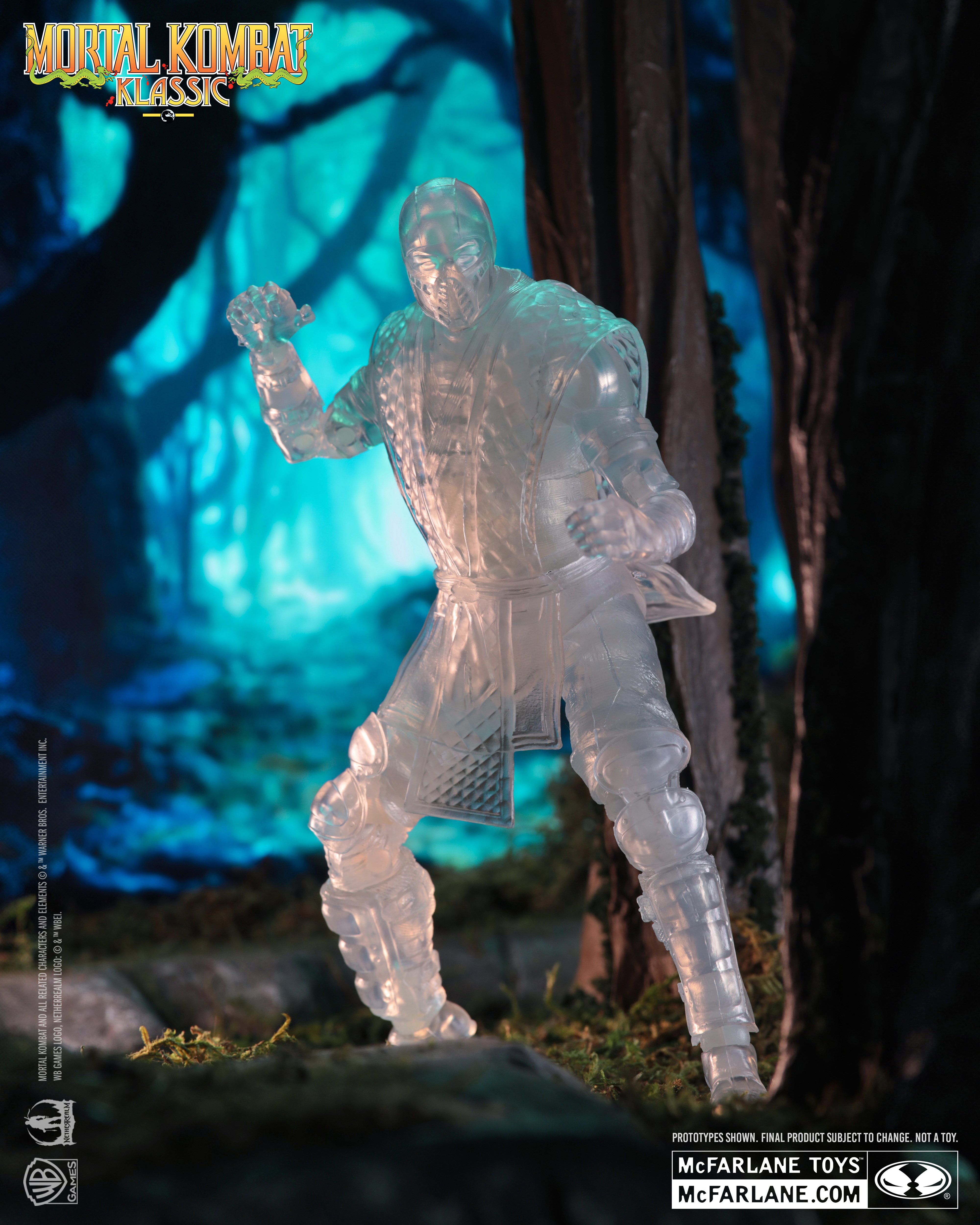 Mortal Kombat Klassic Reptile (Invisible) 7" Action Figure Gallery Image 5
