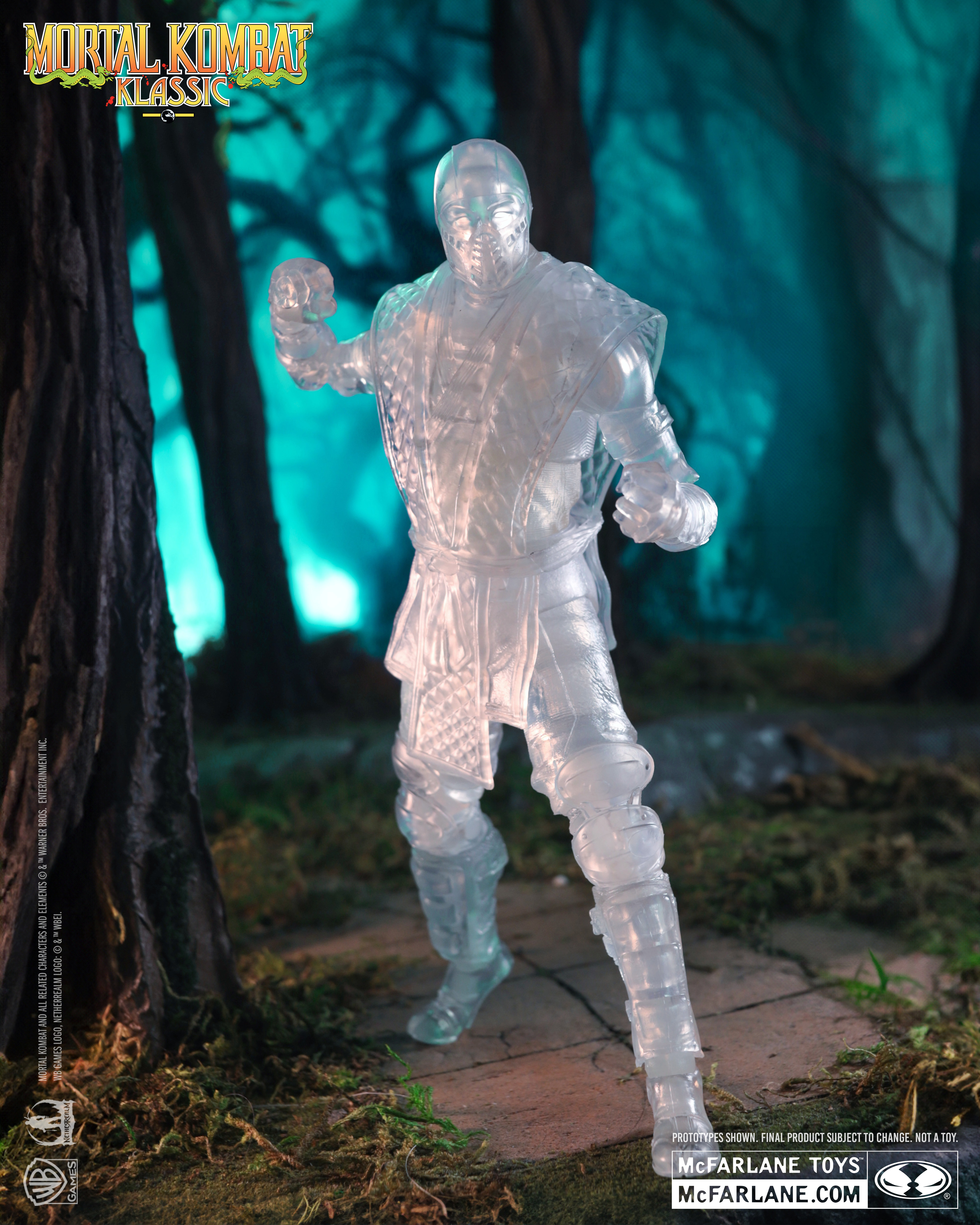 Mortal Kombat Klassic Reptile (Invisible) 7" Action Figure Gallery Image 4